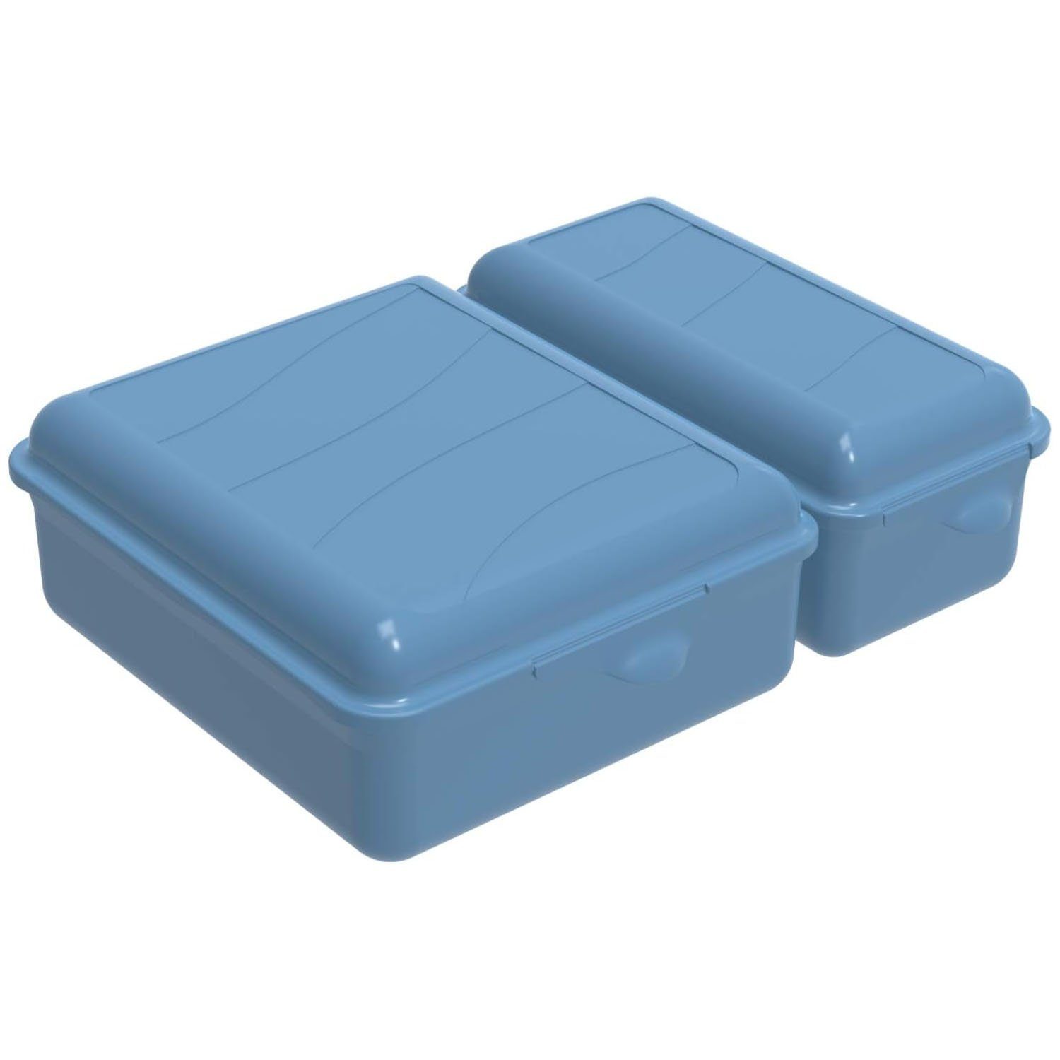 ROTHO Lunchbox Funbox 1,05L+0,55L Fun Horizon Blue, Kunststoff