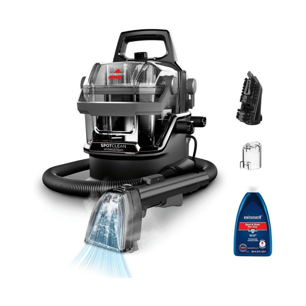 Bissell Wasch-Sauger Bissell SpotClean HydroSteam - 3689N, 1000 W, beutellos, 16.800 Pa Saugkraft, 3 Reinigungsmodi, 100°C Dampftemperatur