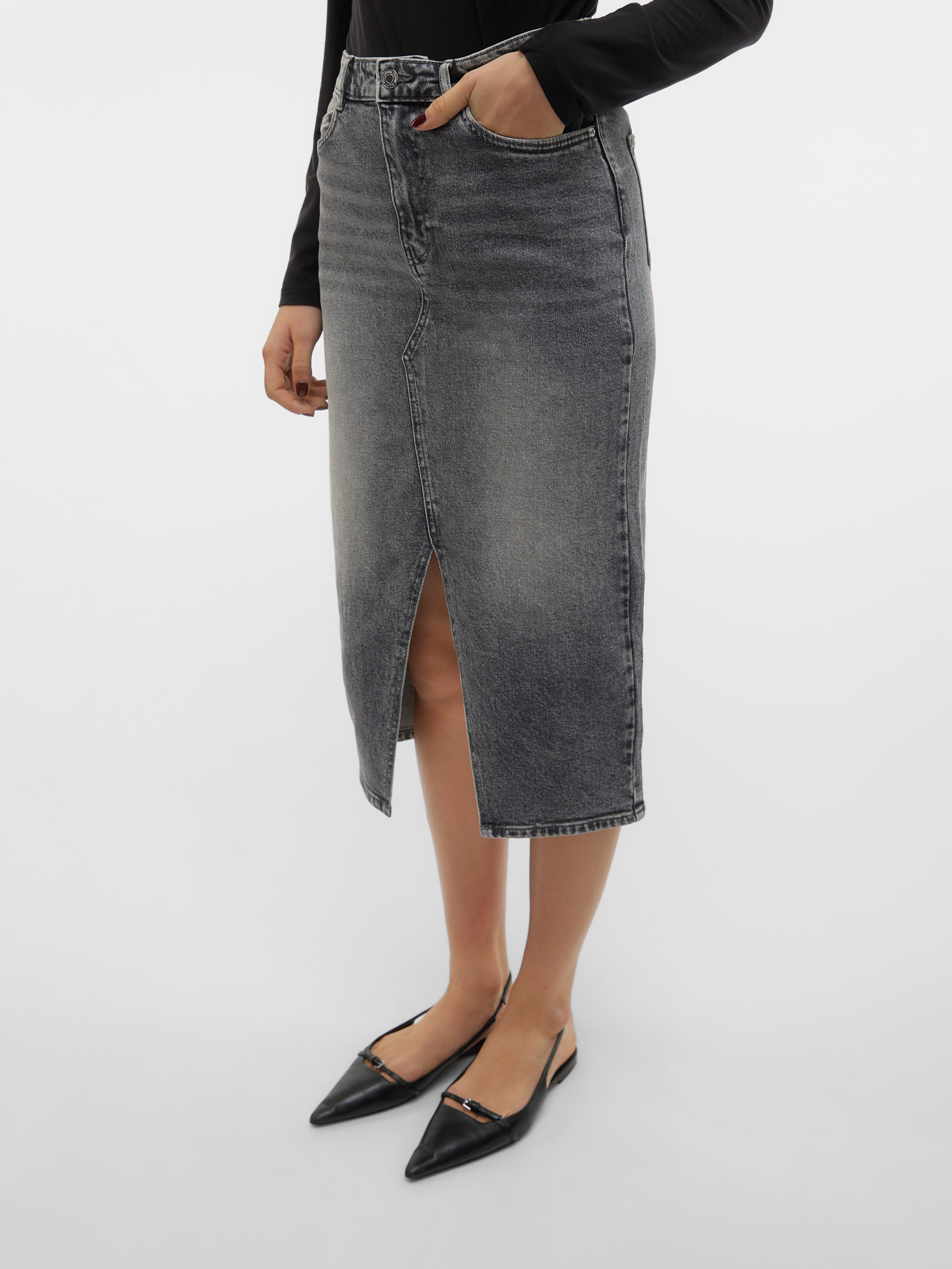 Vero Moda Maxirock VMVERI HR CALF günstig online kaufen