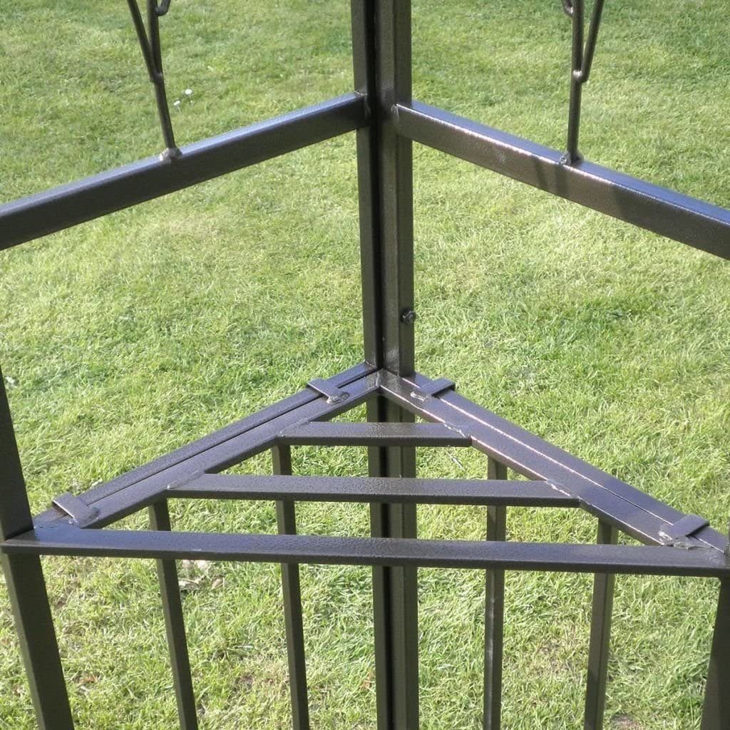 habeig Eckregal 2X ECKREGAL für Pavillon Ablage Regal Zubehör Gartenregal – Bild 2 von 4