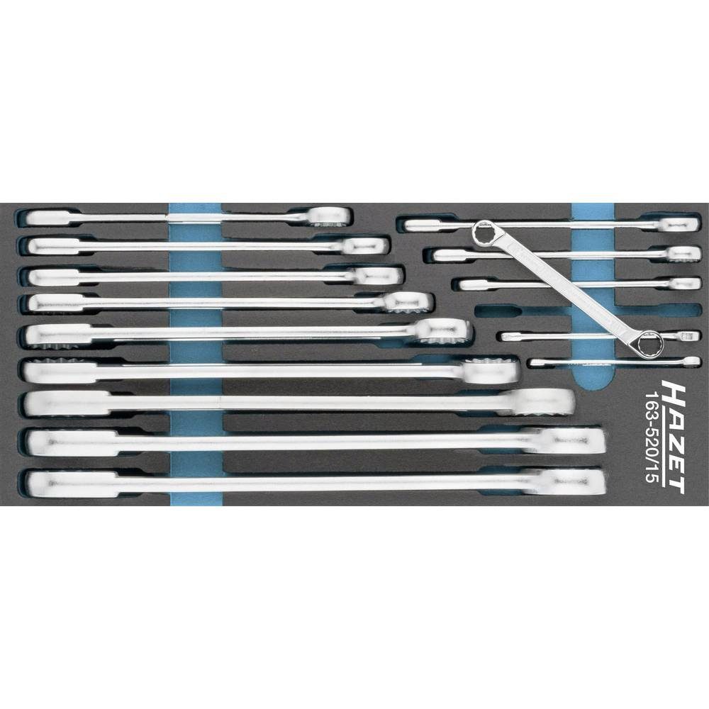 HAZET Ringschlüssel Doppel-Ringschlüssel Satz