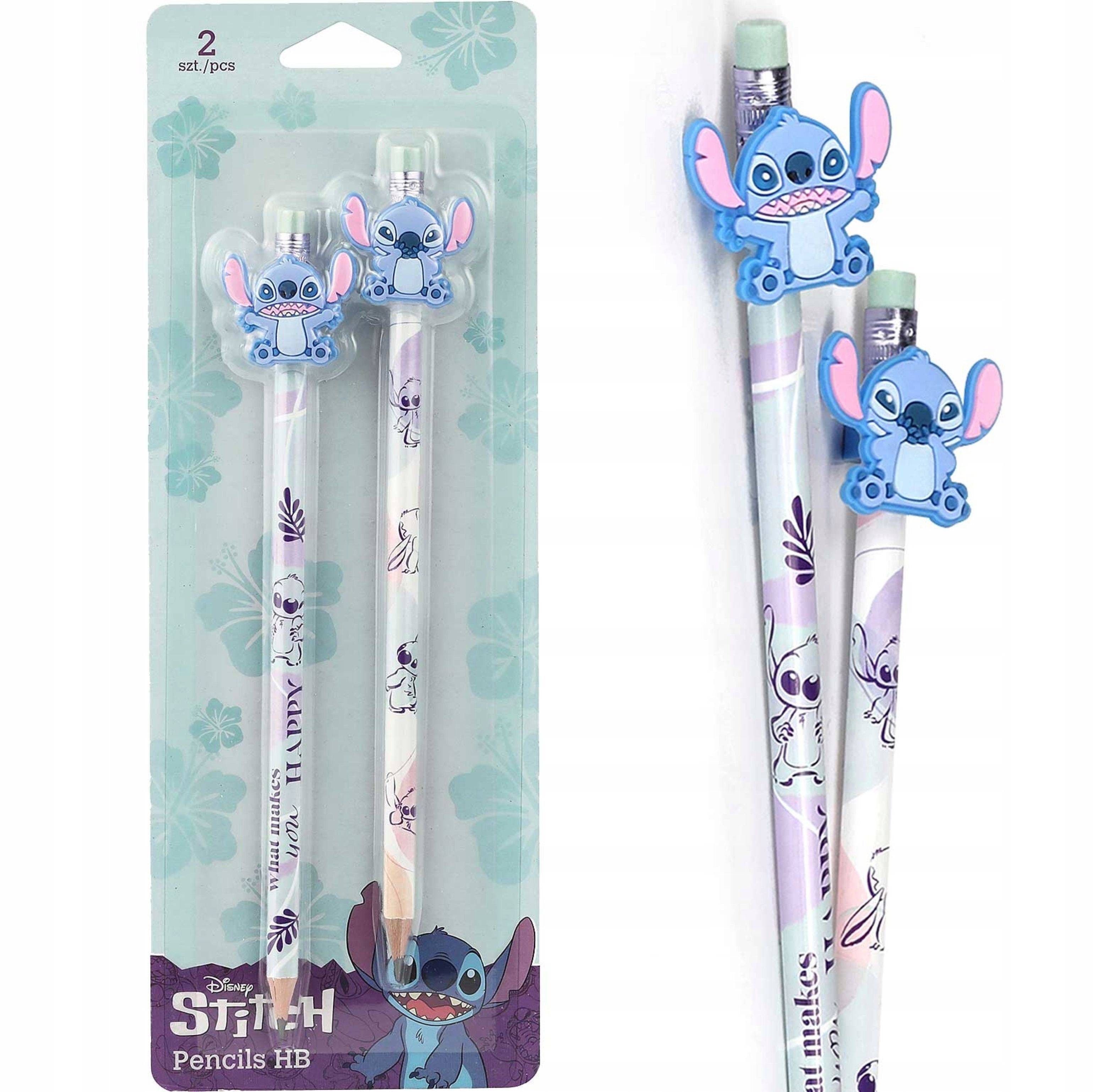 Stitch Bleistift Coolpack Disney Stitch HB Bleistifte mit Radiergummi – 2er Set, (2-tlg)