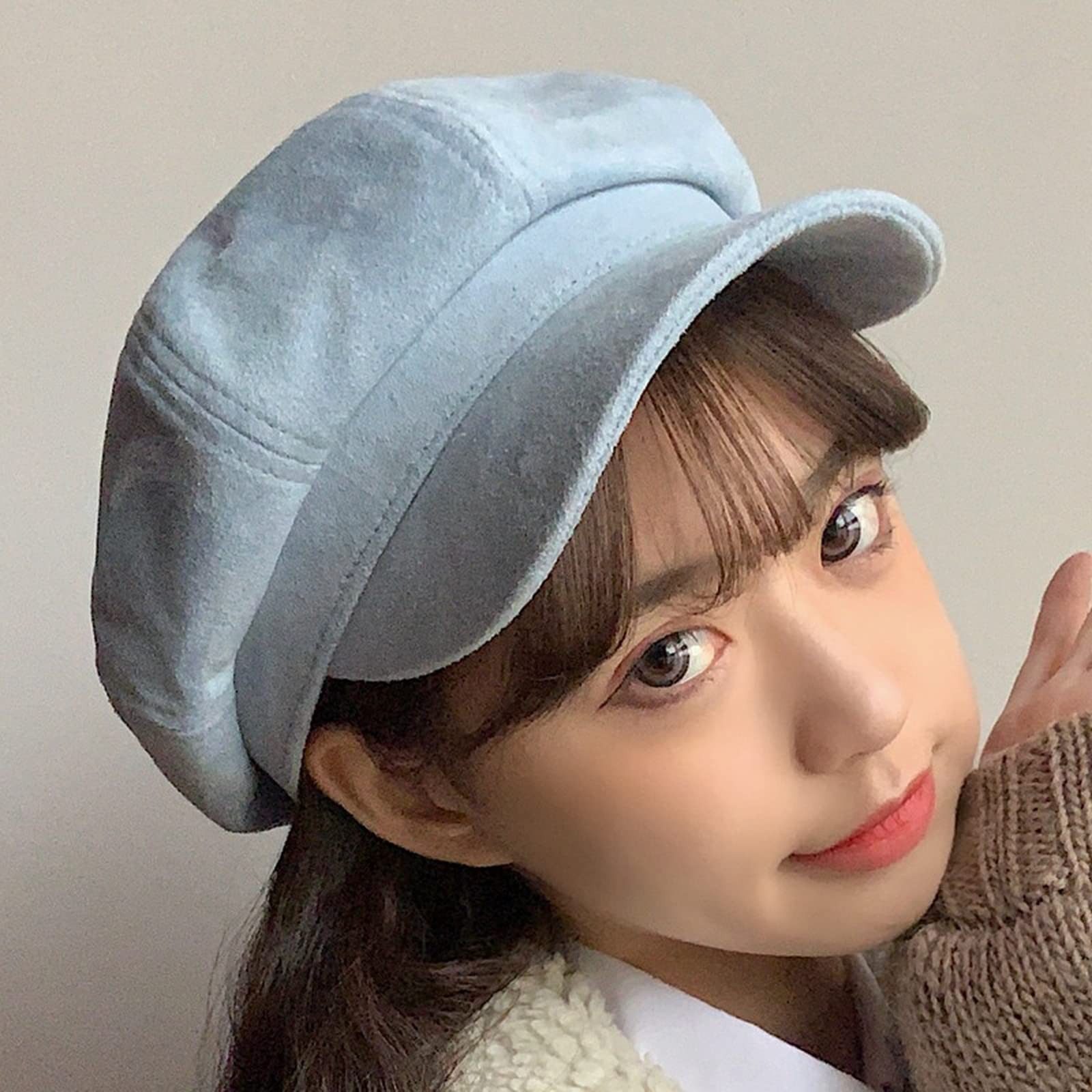 Coonoor Baskenmütze Schirmmütze Barett Cap Ballonmütze mit Visier für Vier günstig online kaufen