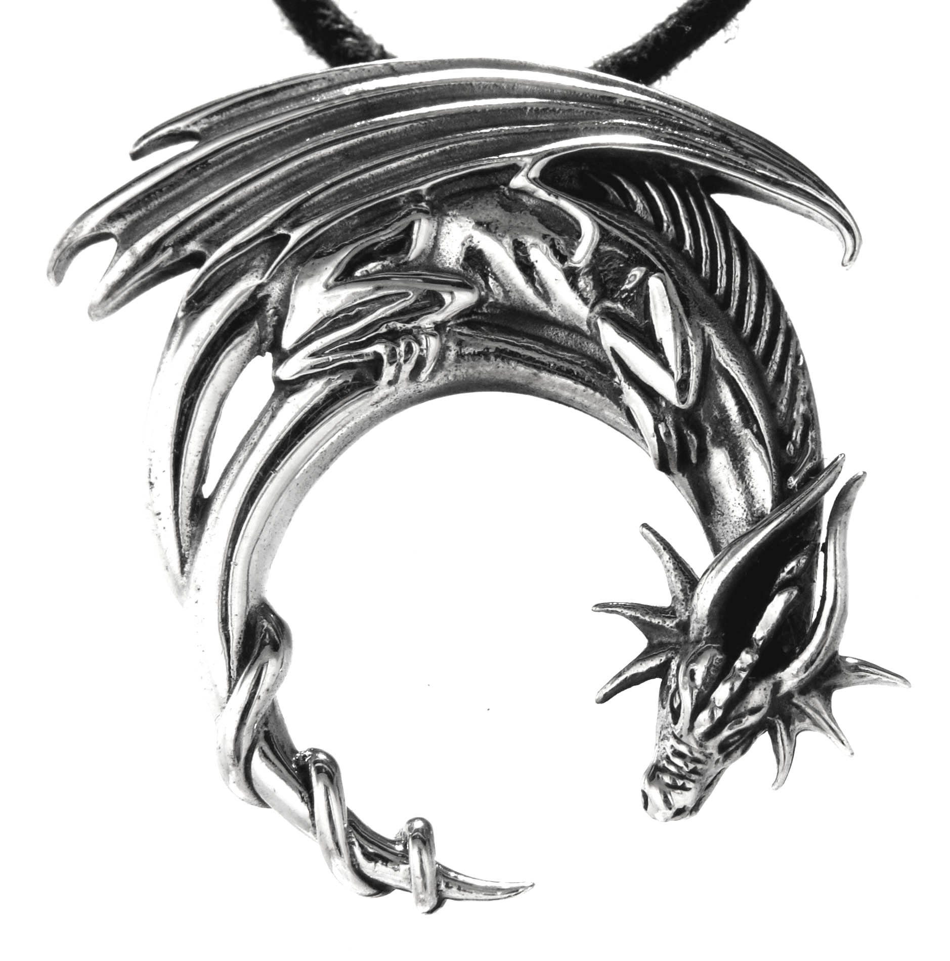 Kettenanhänger Drache Sterling of Leather Kiss Dragon Drachen Silber 925