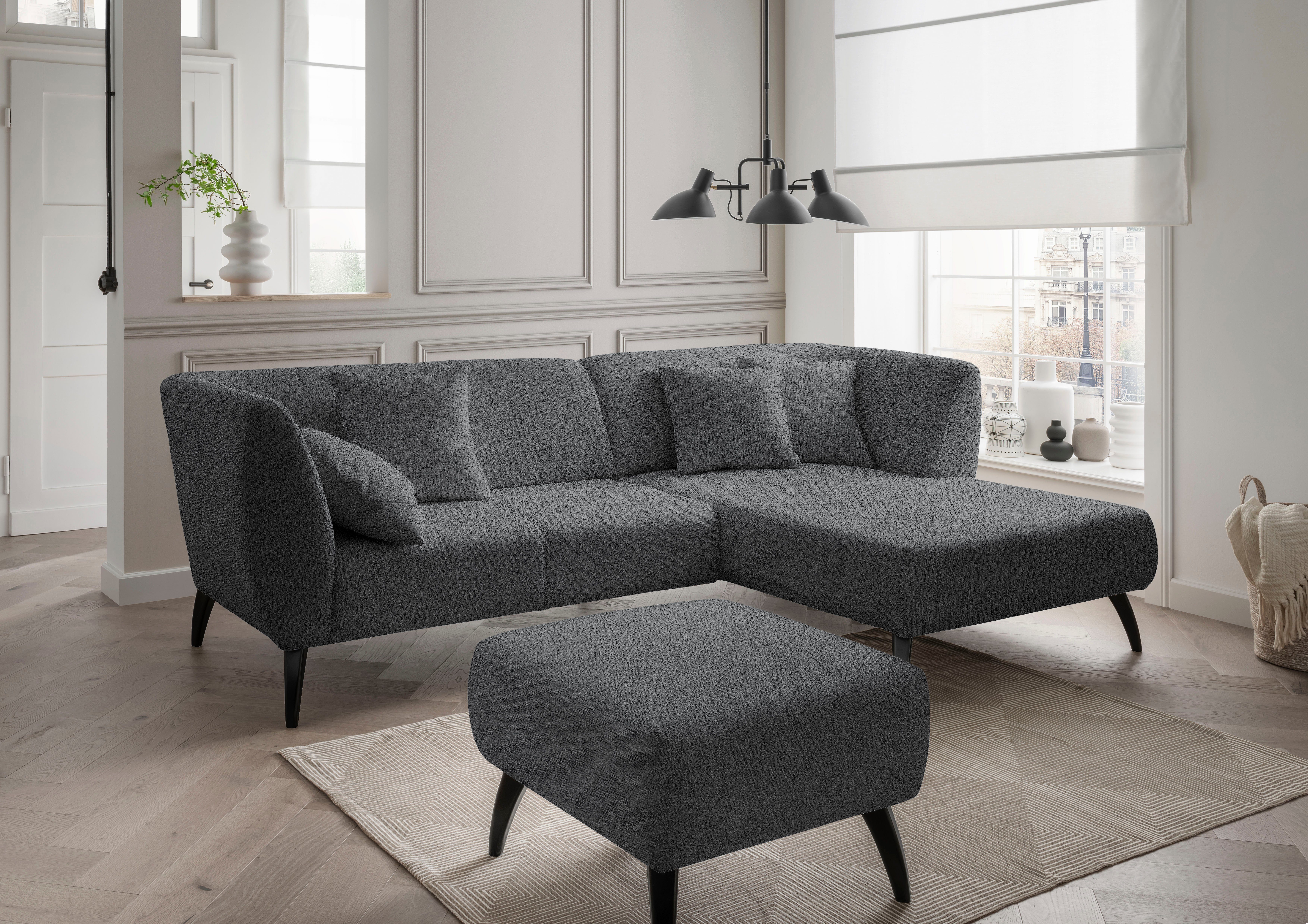 INOSIGN Ecksofa "Colori Polstermöbel mit zeitlos eleganter Rückenführung. L günstig online kaufen