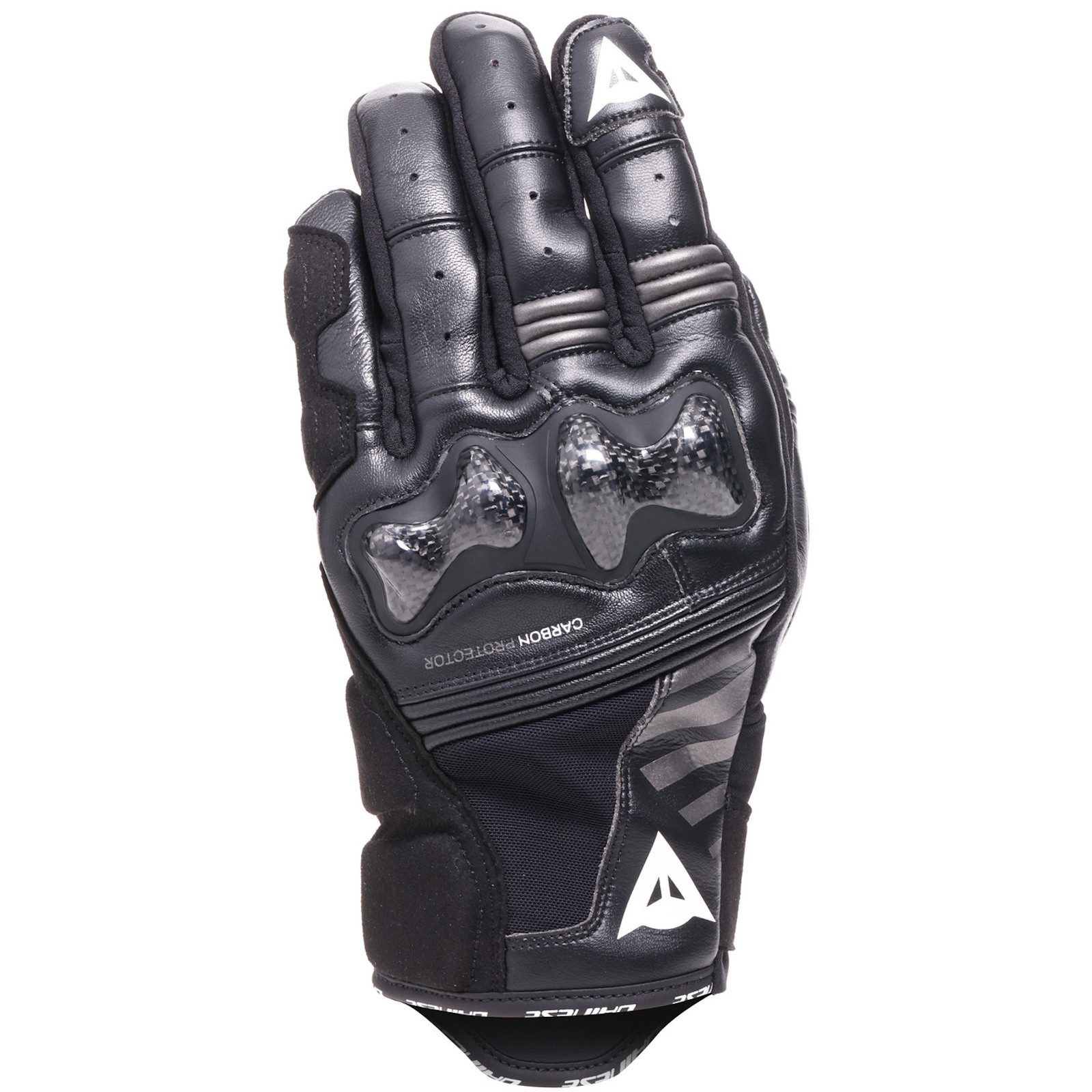 Dainese Motorradhandschuhe Dainese Reacto Carbon Short Motorradhandschuhe Schwarz / Anthrazit XL atmungsaktiv