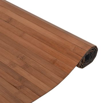 Teppich Teppich Rechteckig Braun 100x100 cm Bambus, vidaXL, Quadrat