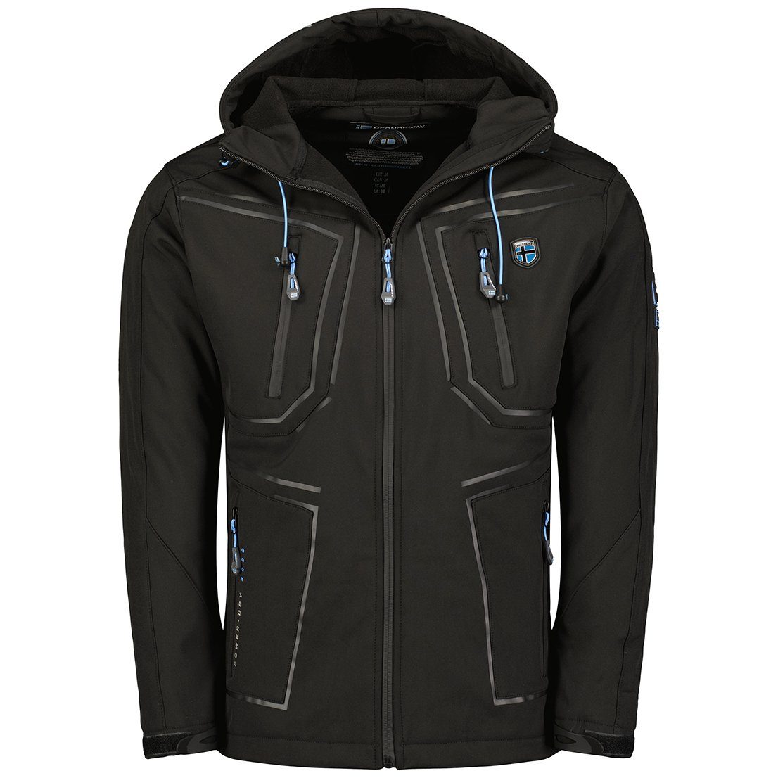 Softshelljacke Herren – leichte wasserabweisende Übergangsjacke für Frühling