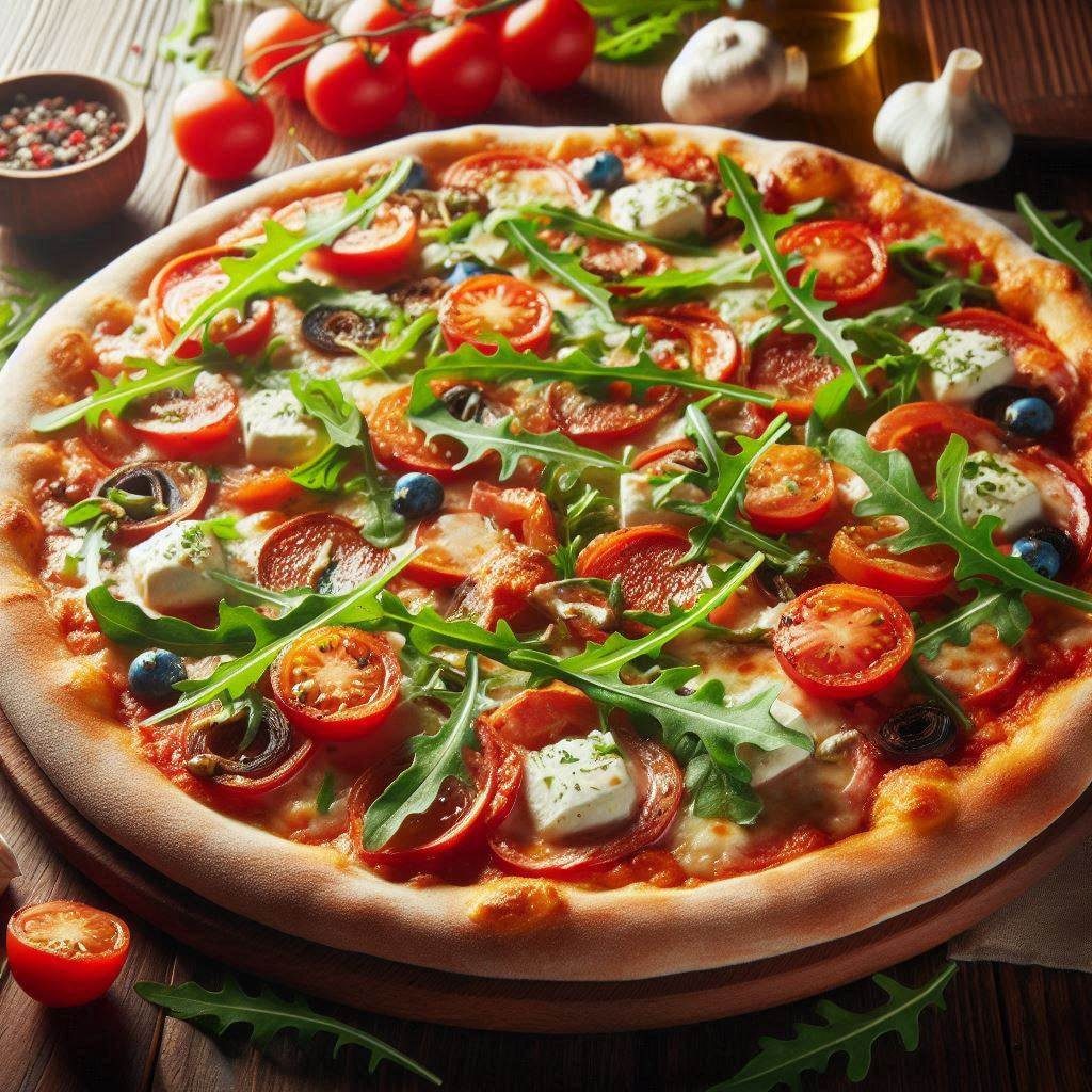 Dolce Mare Pizzastein Set schwarz Holz Pizzaschieber Brotbackstein, Cordierit