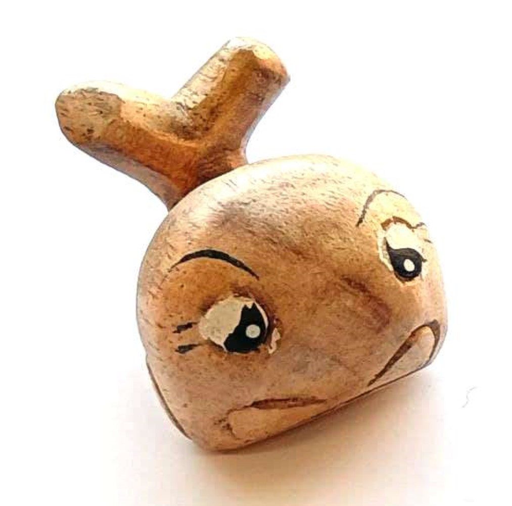 Saraswati Dekofigur Wal Holz natur/braun ca 4-5cm