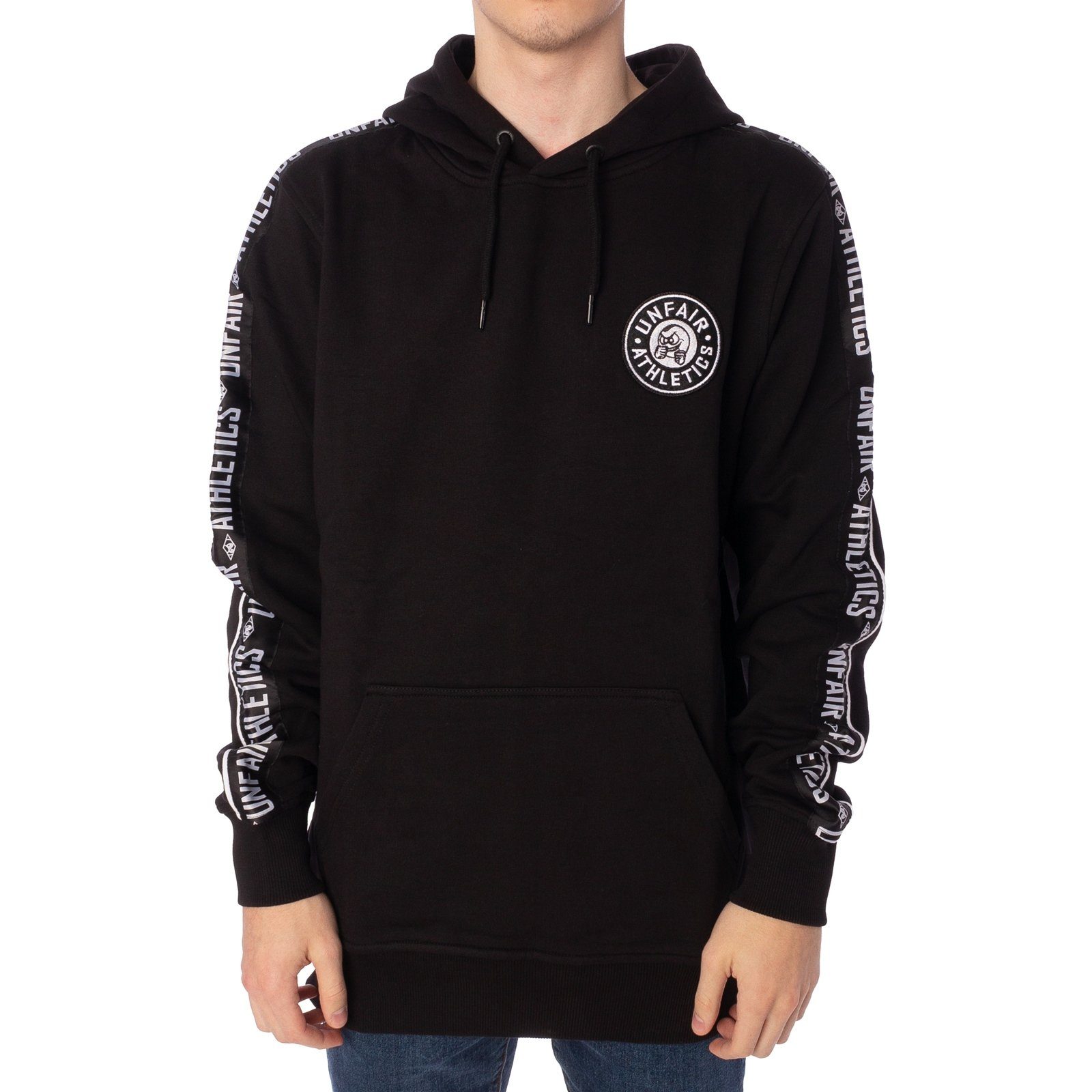 Unfair Athletics Hoodie Hoodie Unfair Hybrid Taped, Gr S, black (1-tlg)