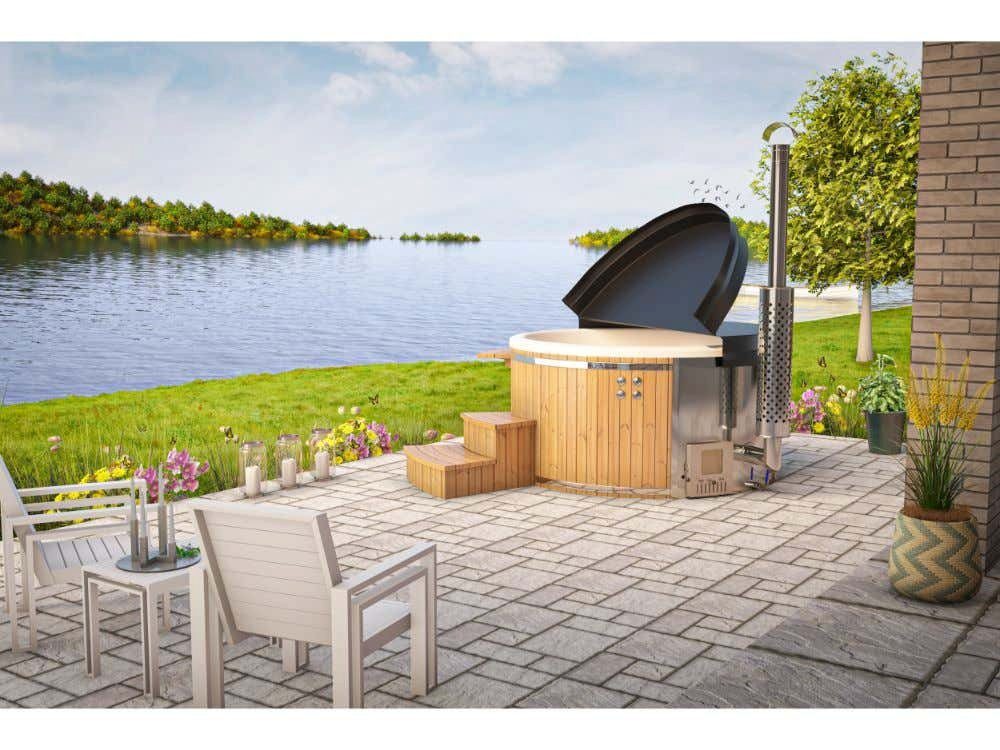 FinnTherm Whirlpool Badefass Stockholm "Spa Edition" günstig online kaufen