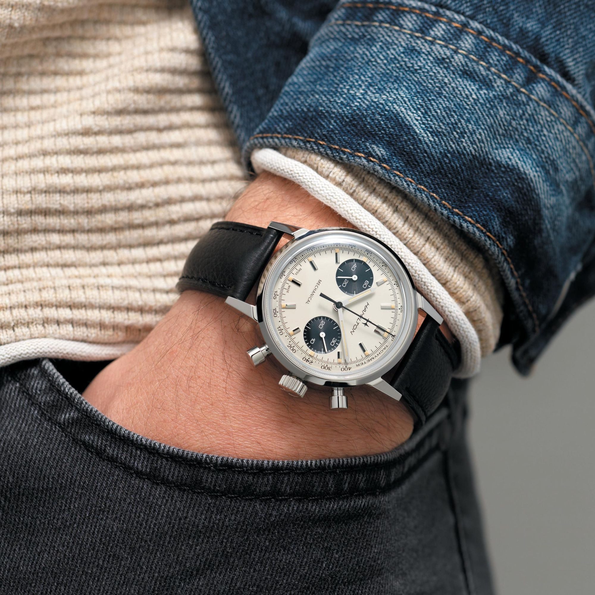 Hamilton Chronograph American Classic Intra-Matic Chronograph Herrenchronograph, 60h Gangreserve