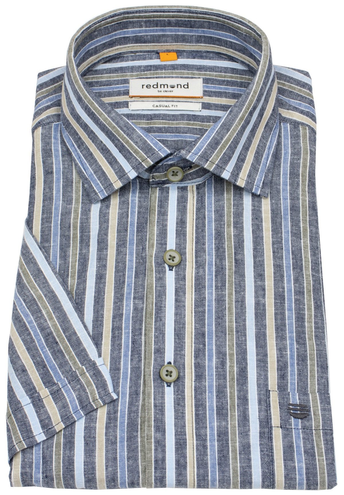 Redmond Kurzarmhemd Kentkragen