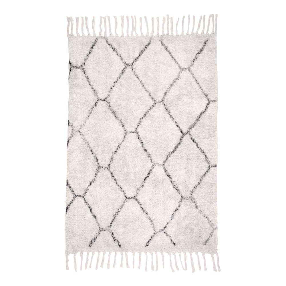 Teppich Gomea Decke 90x60 cm Natur mit Druck.