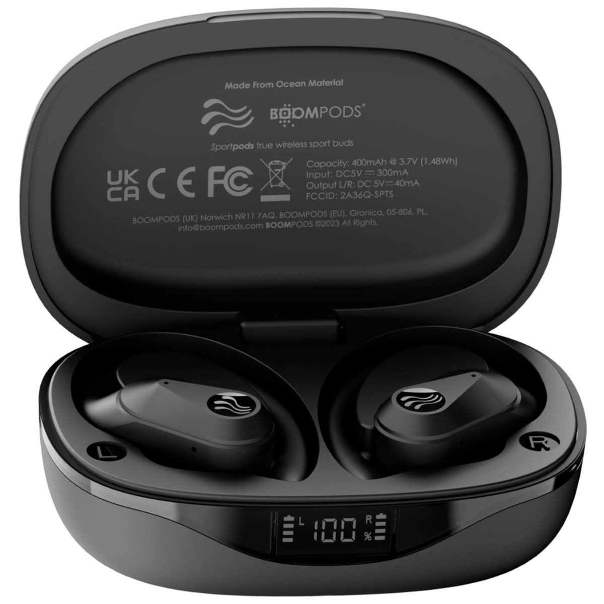Boompods Sportpods Ocean TWS wireless In-Ear-Kopfhörer