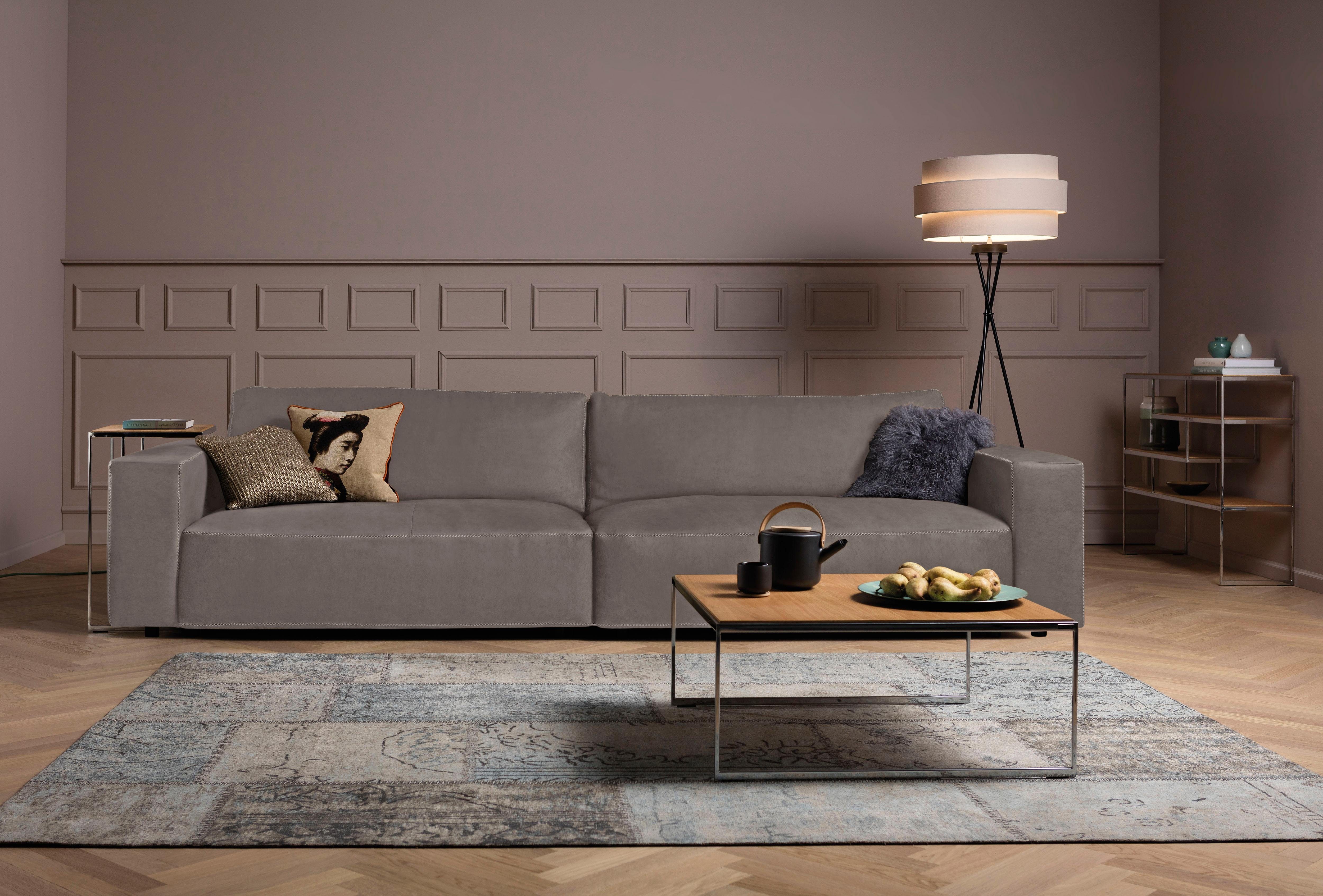 Musterring Big-Sofa LUCIA Mega Sofa, zeitlos, bequem, Breite 292cm, in vielen Qualitäten und 4 unterschiedlichen Nähten, 3-Sitzer