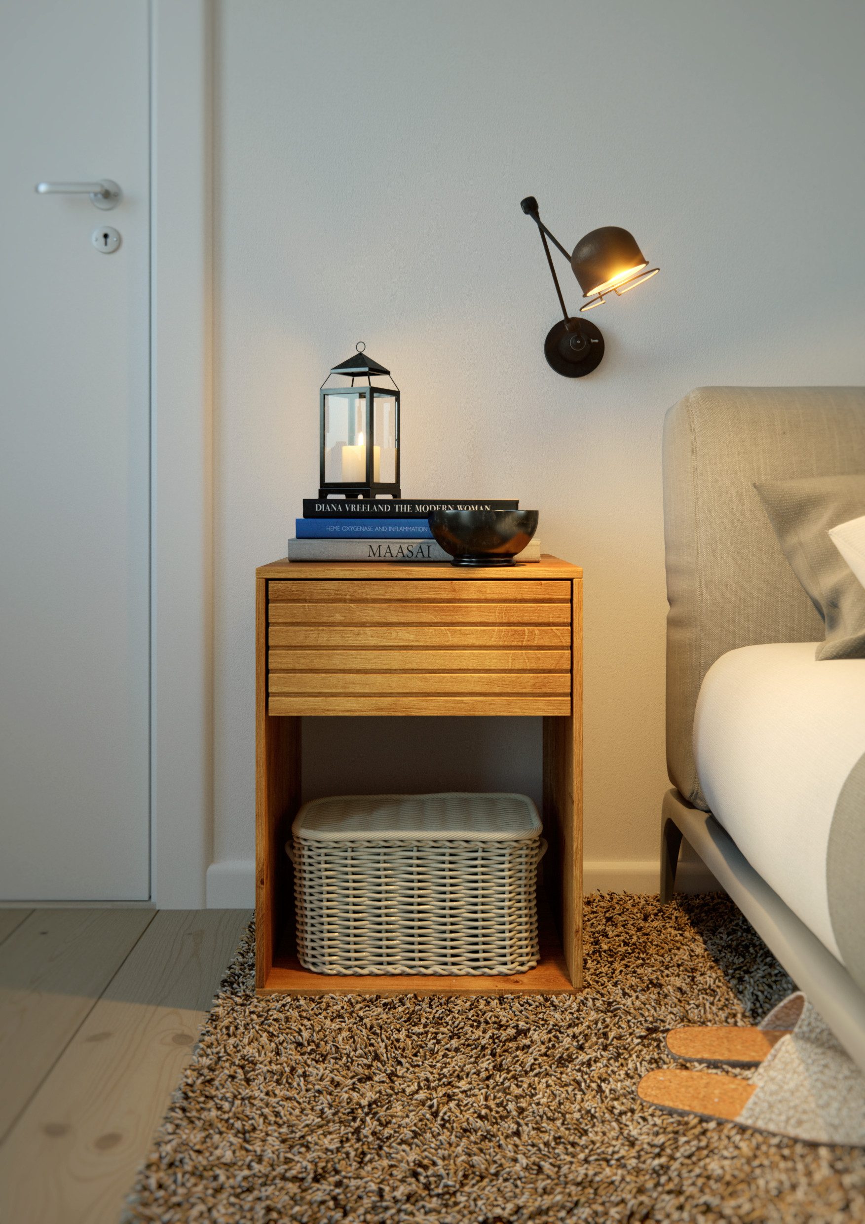 Woodek Design Nachttisch Emma, griffloser und günstig online kaufen