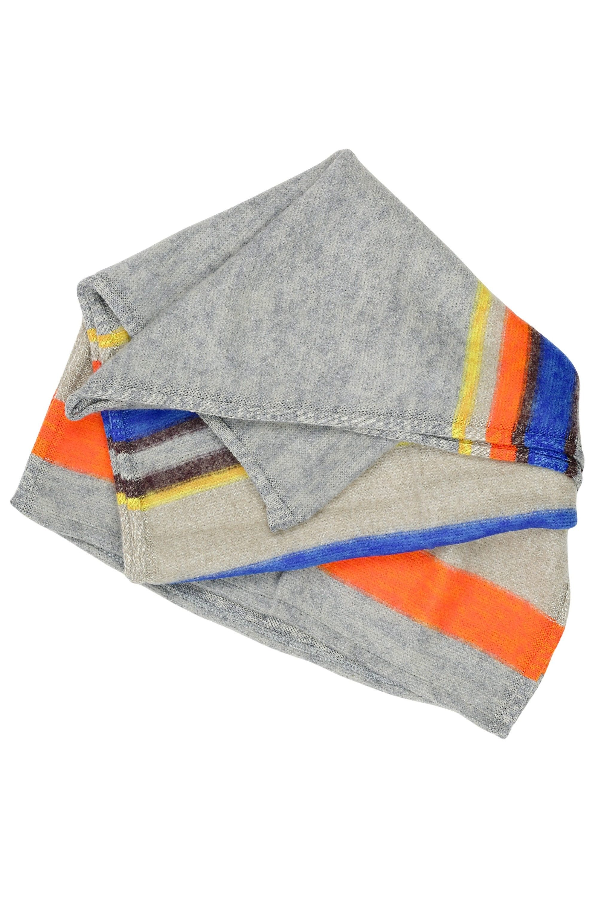 COLLEZIONE ALESSANDRO Strickschal Paul, (1-St), mit stylischen Farben, Made in Italy