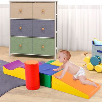 HEYHIPPO Spielbausteine 6-in-1-Kletter-Weichschaumset, pädagogische Bausteine, (6 St), farbenfrohes Kinderspielgerät, geeignet für Kinder im Vorschulalter
