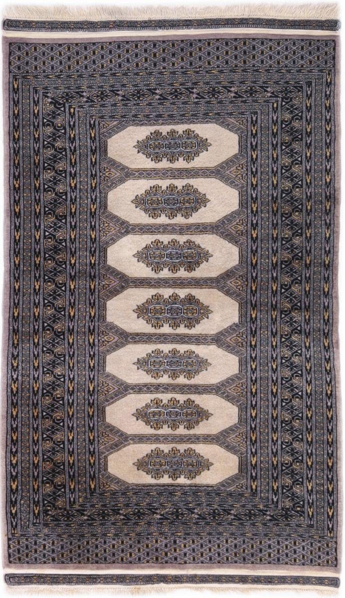 Orientteppich Turkaman 96x157 Handgeknüpfter Orientteppich / Perserteppich, Nain Trading, rechteckig, Höhe: 6 mm