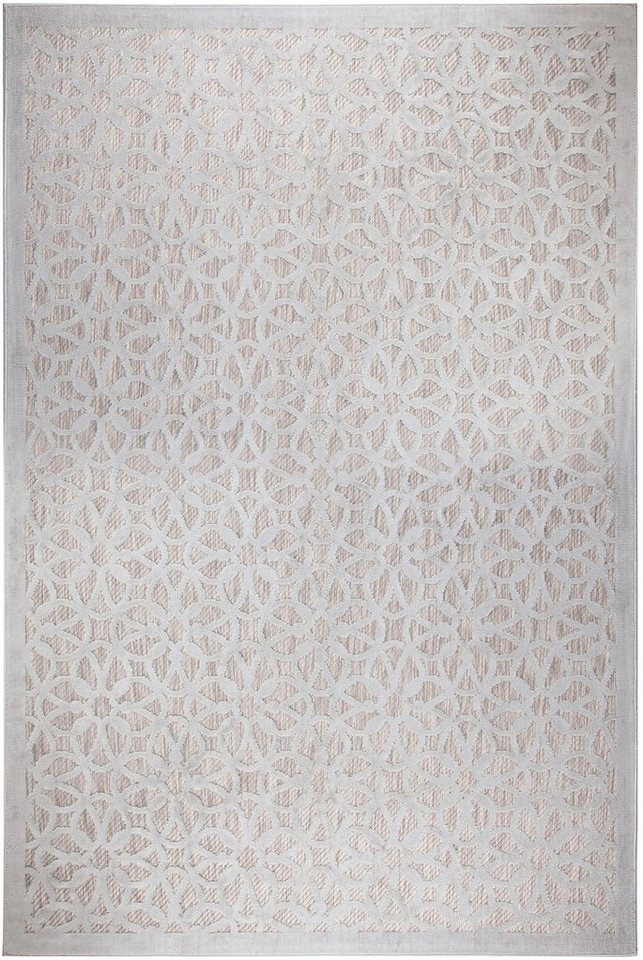 Teppich Argento, FLAIR RUGS, rechteckig, Höhe: 4 mm, geometrisches Design,  elegant, strapazierfähig