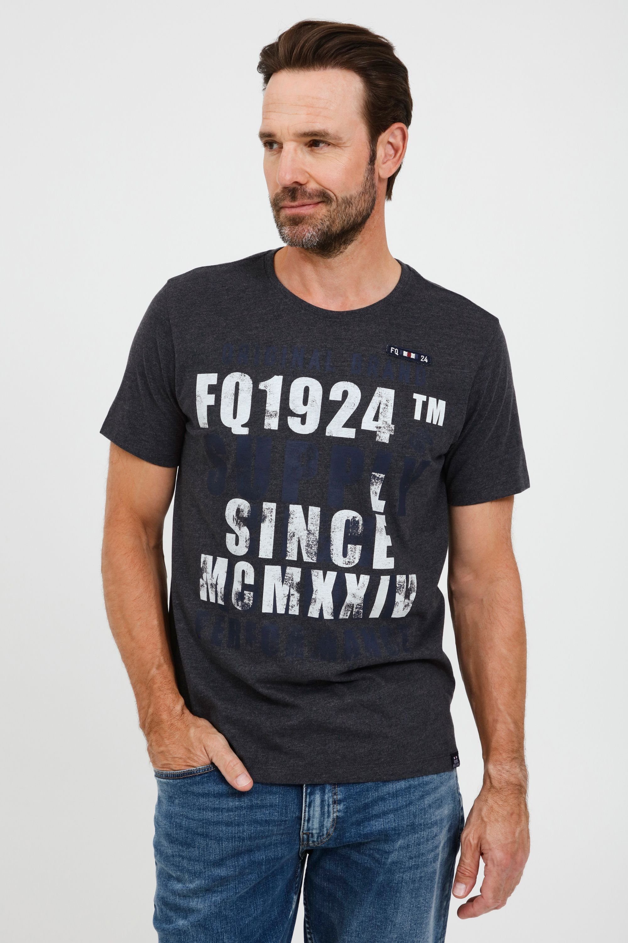 FQ1924 T-Shirt FQ1924 FQWerno Charcoal Mix