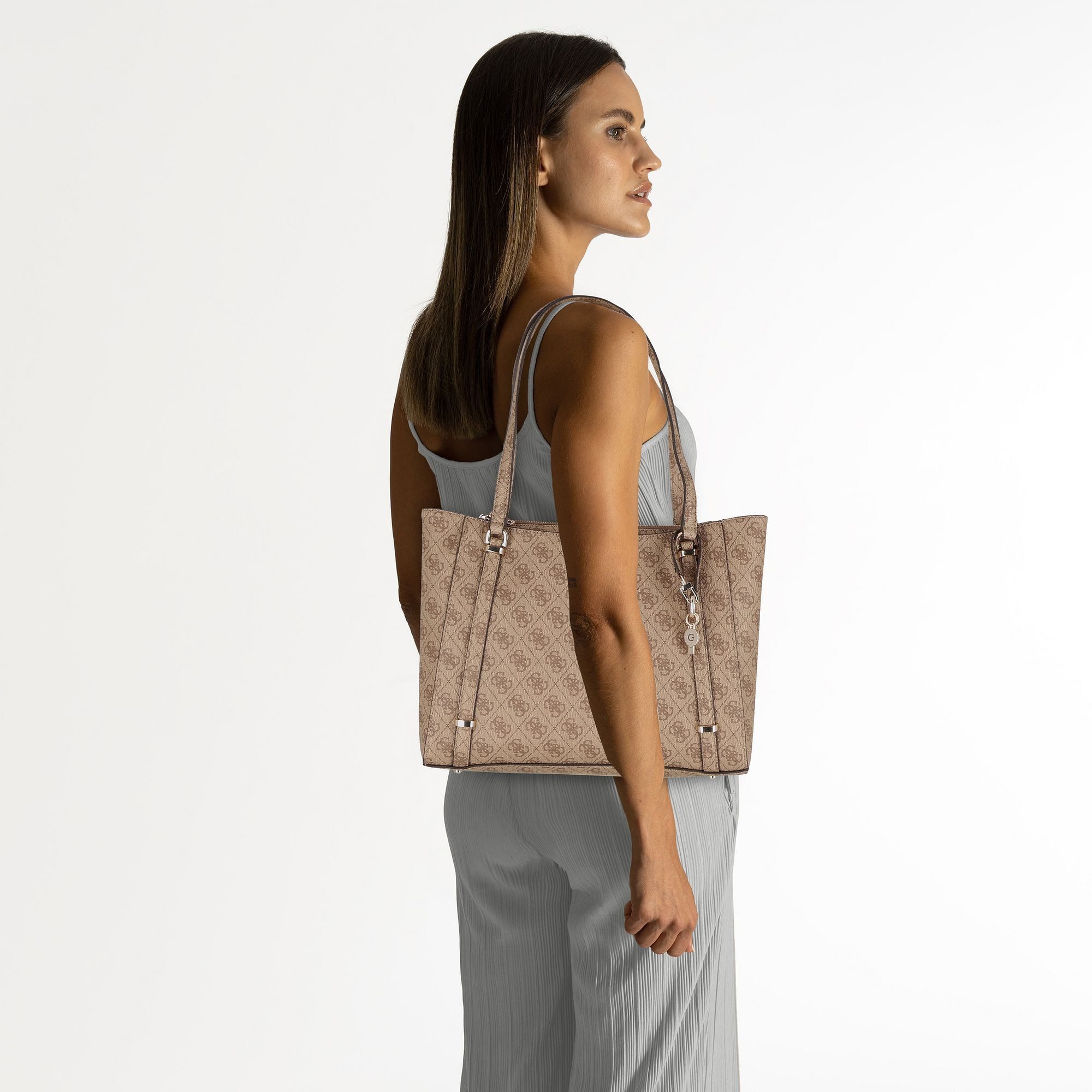 Guess Schultertasche Eco Erica, Polyurethan günstig online kaufen