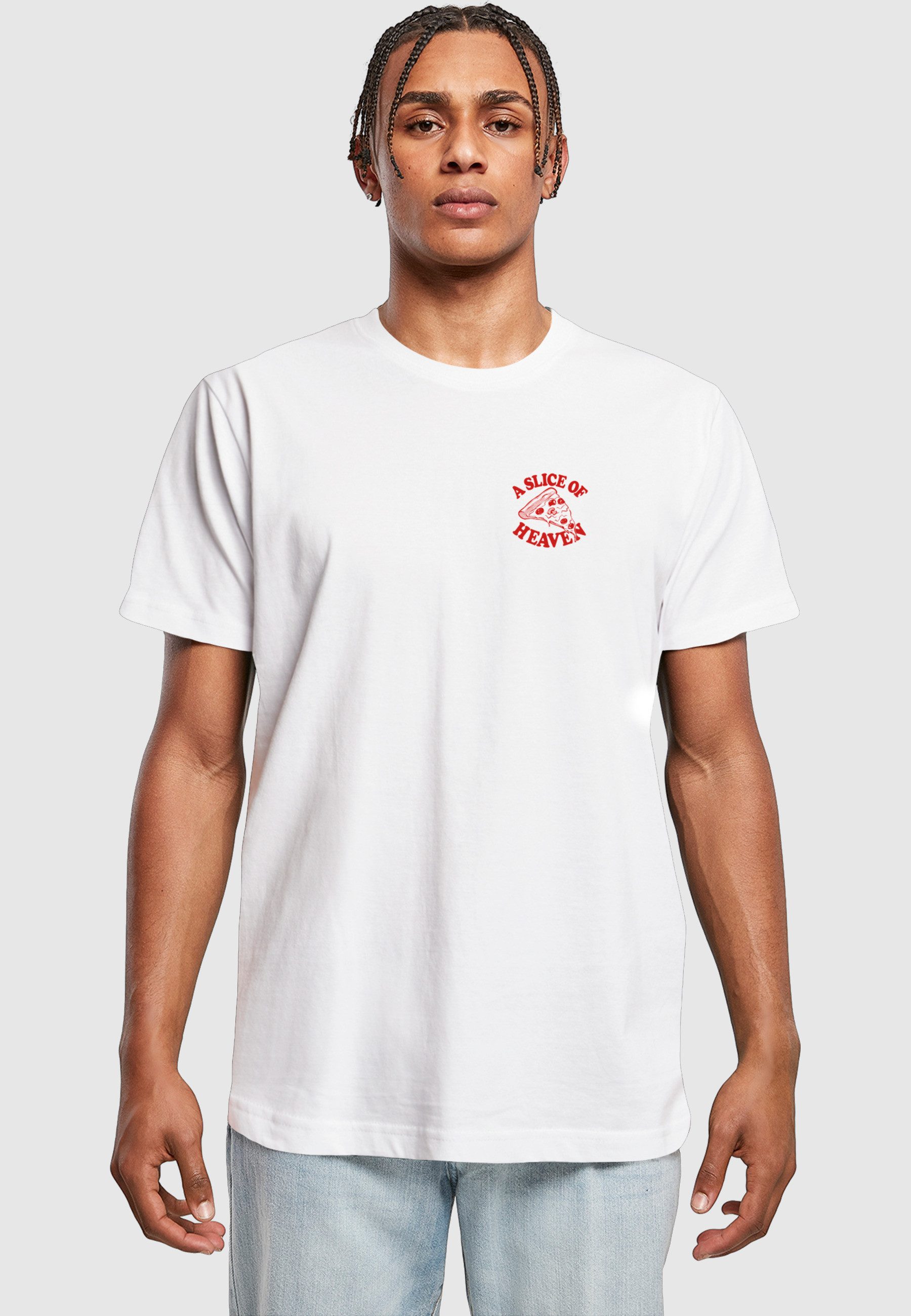 MisterTee T-Shirt MisterTee Slice Of Heaven Pizza Tee (1-tlg)
