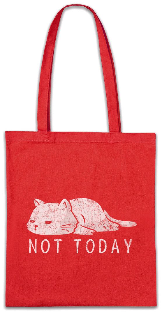 Beuteltasche Cat Not Today Stofftasche Katze Liebe Cats Katzen Kitty Kitten Fun