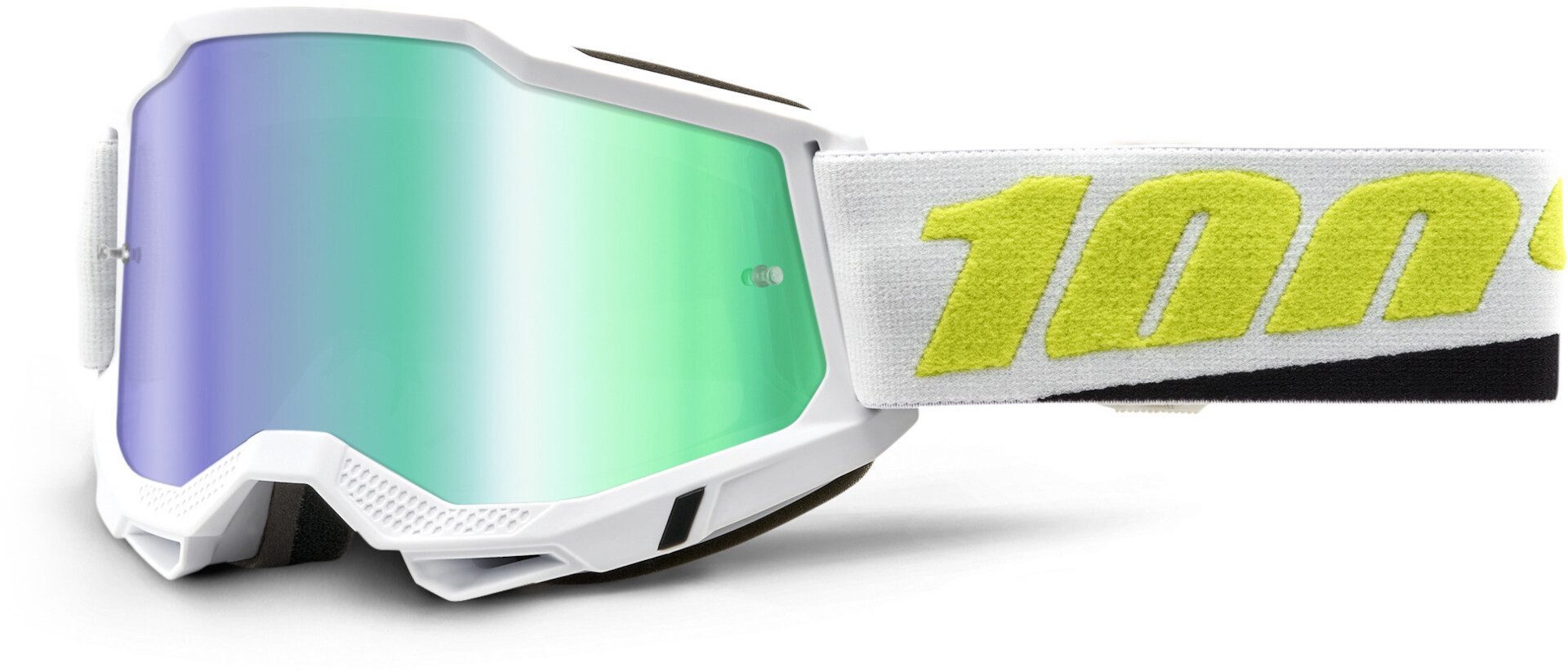 100% Motorradbrille Accuri II Peyote Motocross Brille, Mit Band,Mit Logo auf dem Band,Verspiegelt