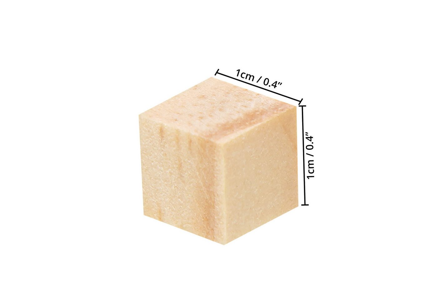 Thumbnail - Kurtzy Kantholz 300 Holz Würfel 1x1x1cm - Bastelmaterial, Stempel, Kunsthandwerk, (300-tlg)
