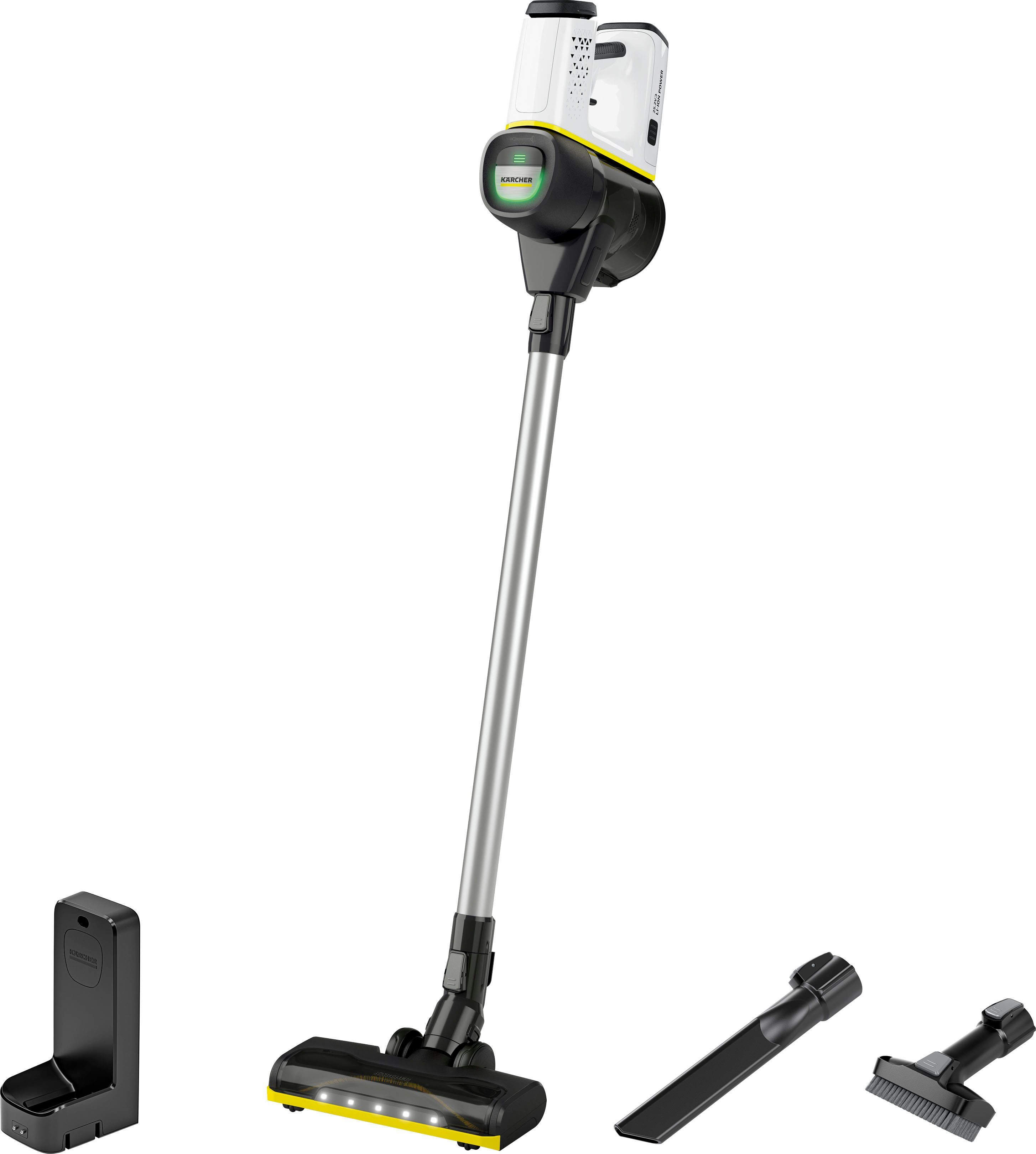 KÄRCHER Akku-Bodenstaubsauger VC 6 Cordless ourFamily, beutellos, 2 Saugstufen, Laufzeit: bis zu 50 min.,Wandhalterung mit Ladefunktion