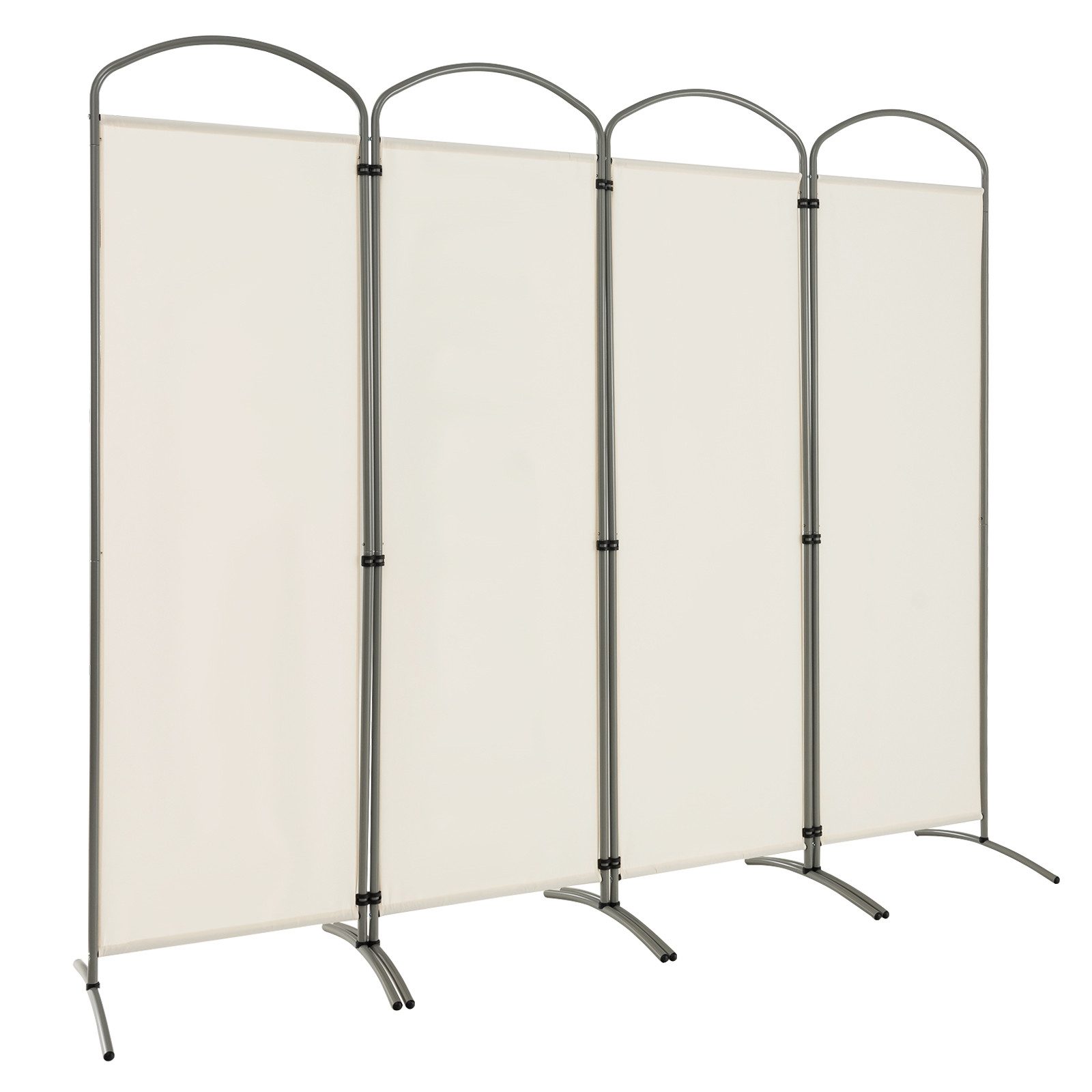 COSTWAY Paravent, 4 teilig, Raumteiler faltbar & abnehmbar, 221 x 188cm günstig online kaufen