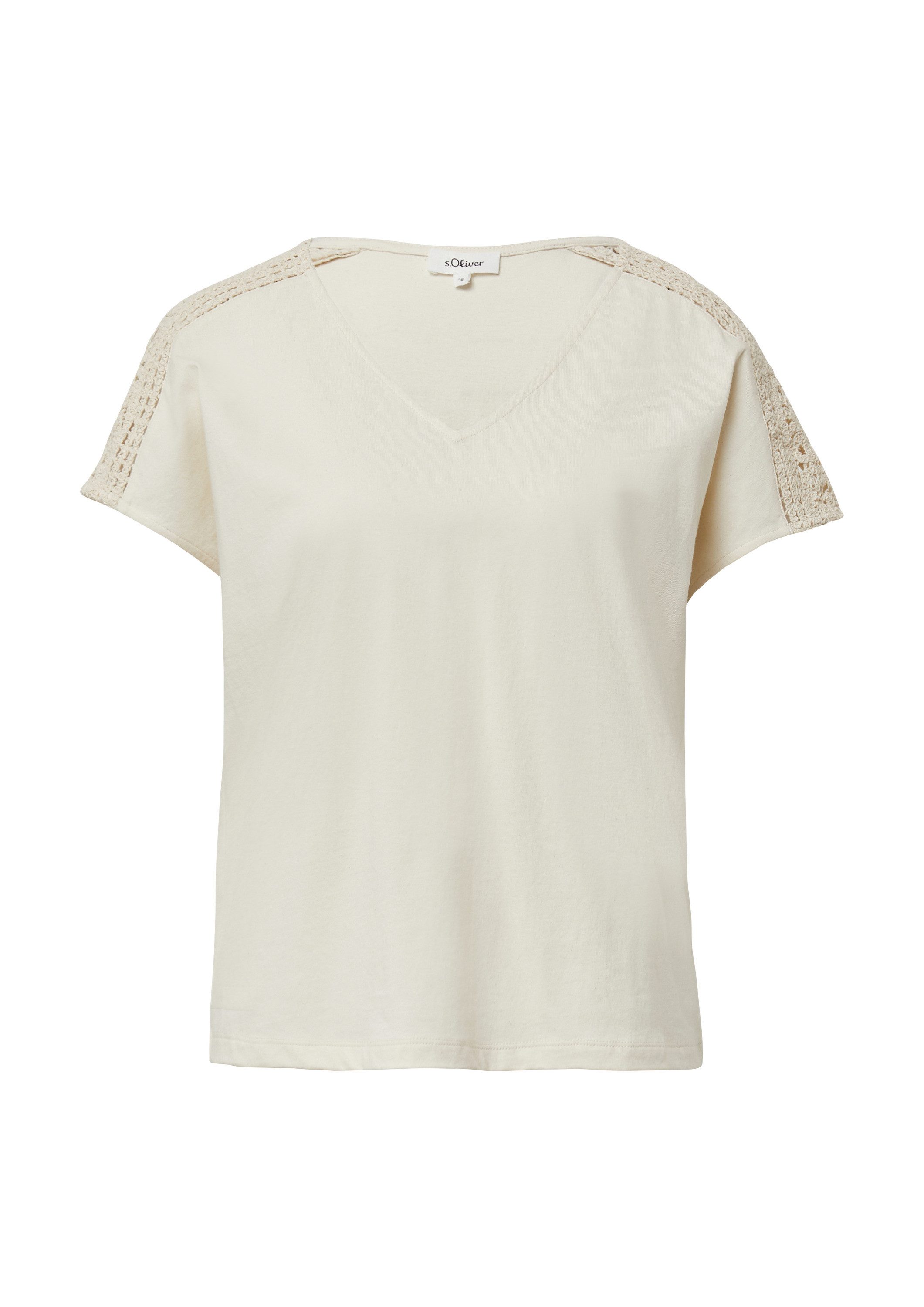 s.Oliver Kurzarmshirt T-Shirt T-Shirt im Relaxed günstig online kaufen