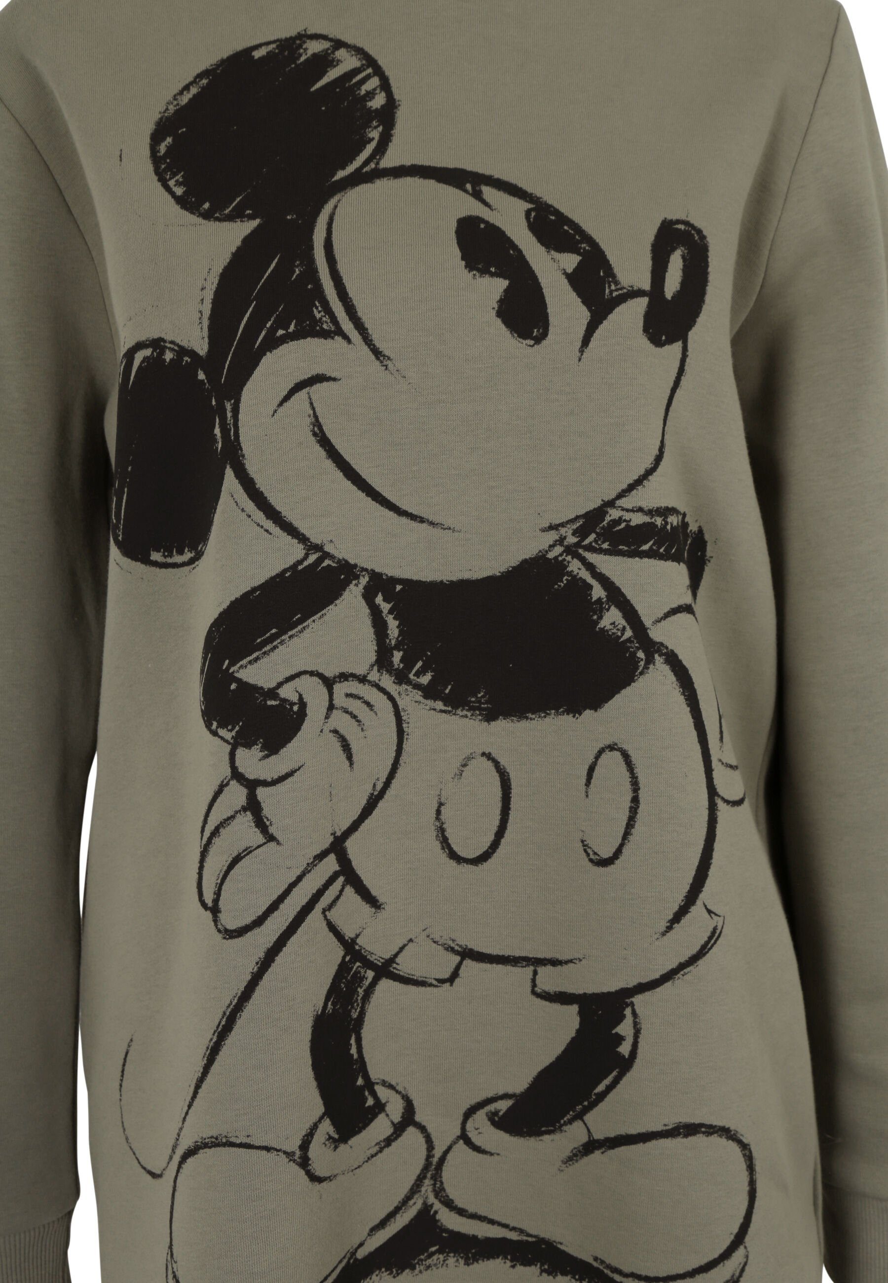 COURSE Kapuzenpullover Mickey Retro Mouse khaki