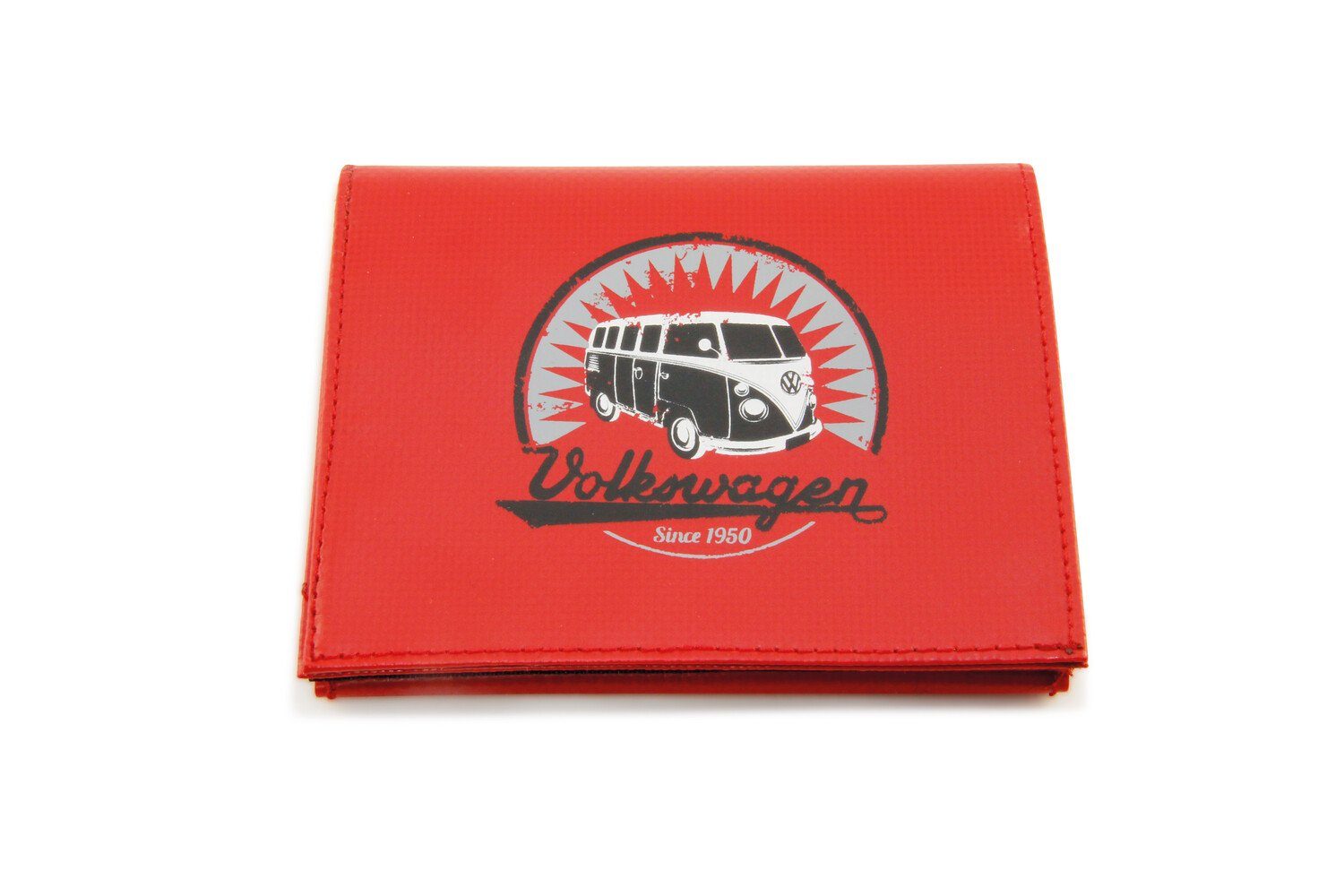 mit by Tarpaulin Vintage Volkswagen BRISA Rot T1 Geldbörse Bus Design Retro-Vintage-Geld-Börse-Beutel, in VW aus Collection