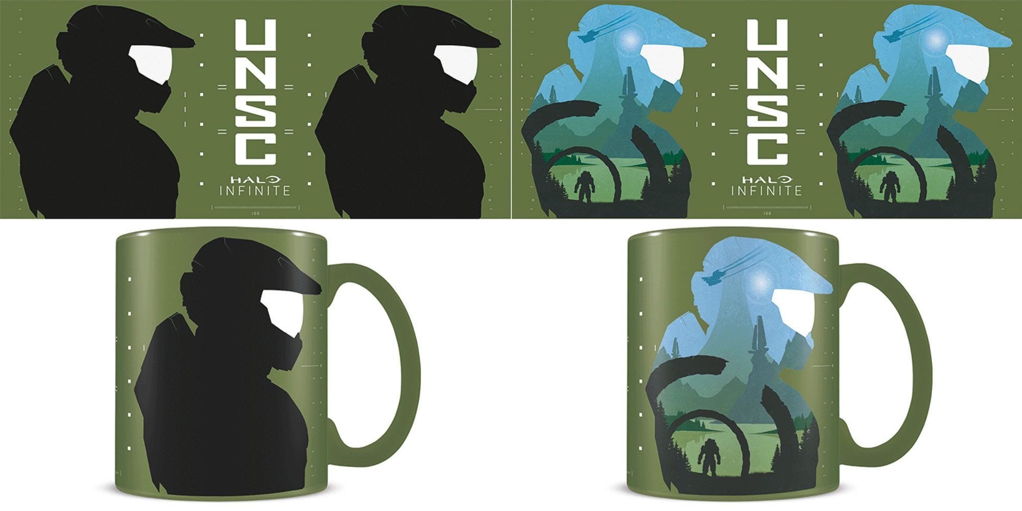 Mug Café Personnalisé Halo Master Chief - Céramique 325 Ml, Design Jeu Vidéo