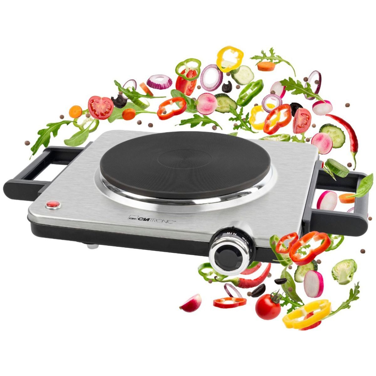 CLATRONIC Doppelkochplatte EKP 3788 inox