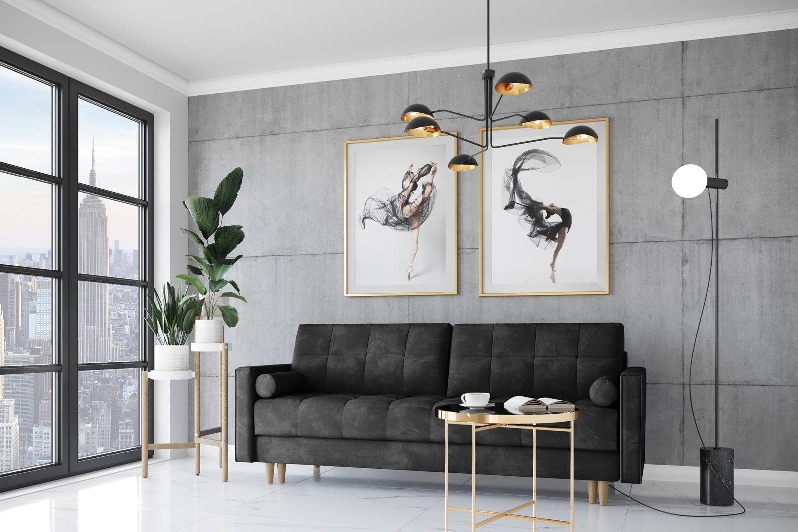 Beautysofa Schlafsofa Randvi, Couch im skandinavisches günstig online kaufen