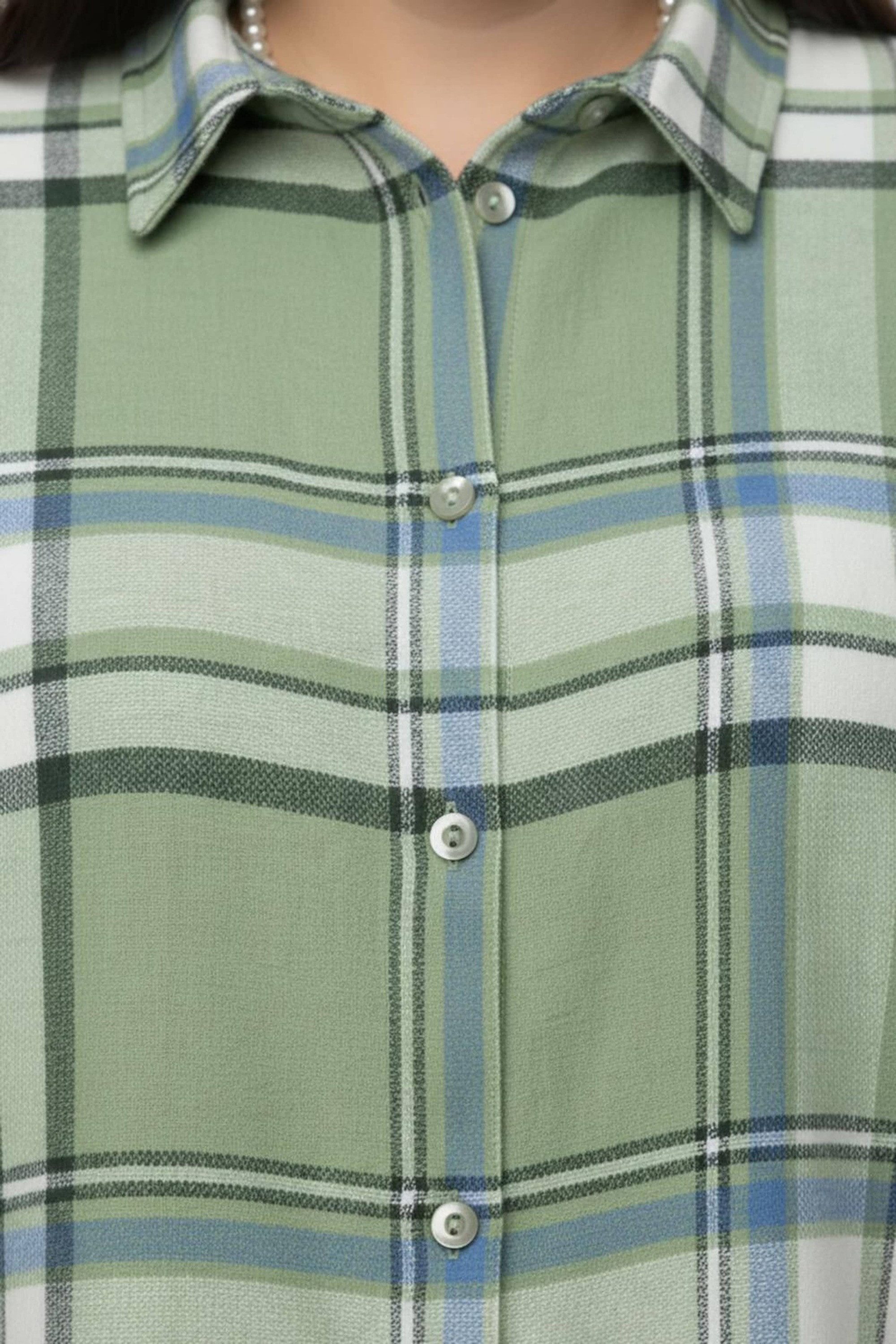 Witt Klassische Bluse Karo-Bluse Langarm