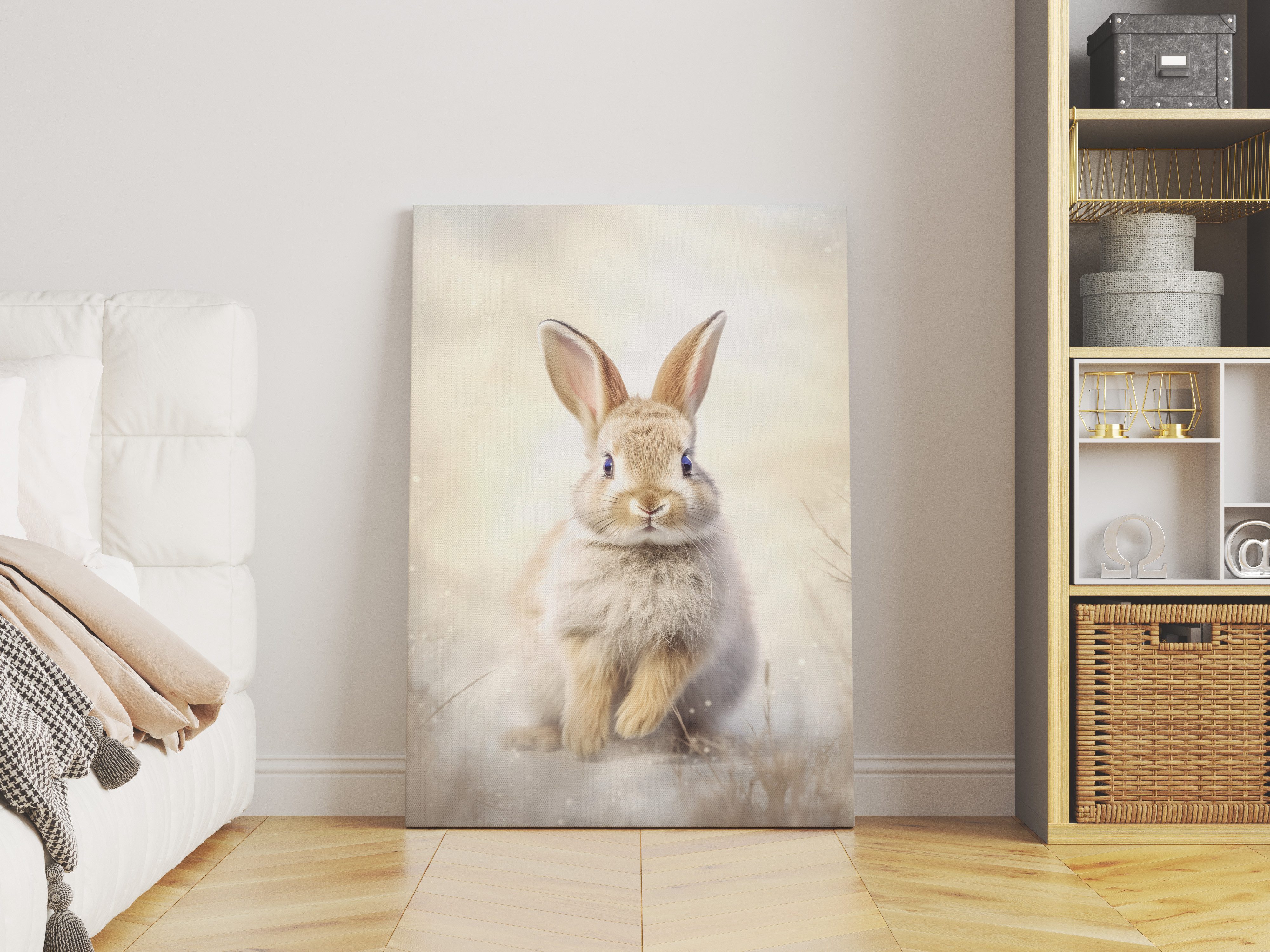 raxxa Leinwandbild "Baby Hase", Fotodruck günstig online kaufen