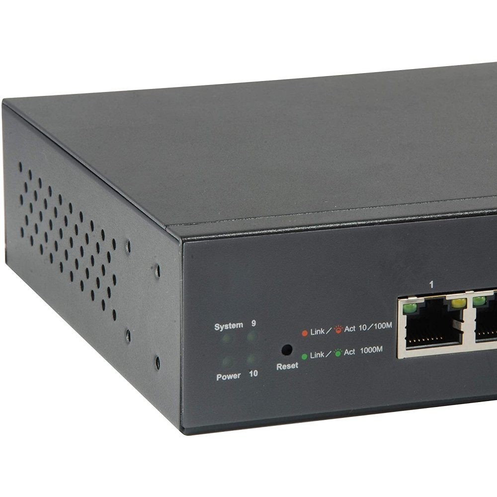 Switch - schwarz GEP-1051 Netzwerk Levelone Netzwerk-Switch -