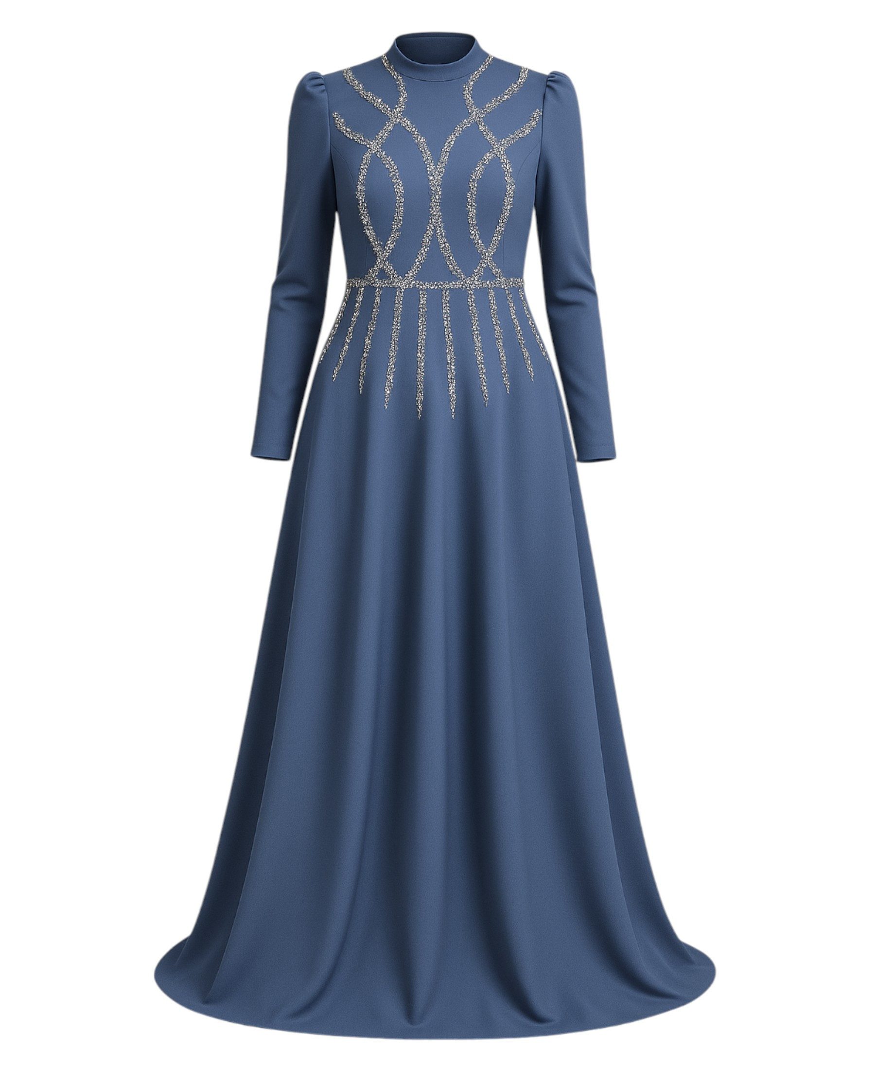 fashionshowcase Satinkleid Maxikleid in Satinoptik mit günstig online kaufen