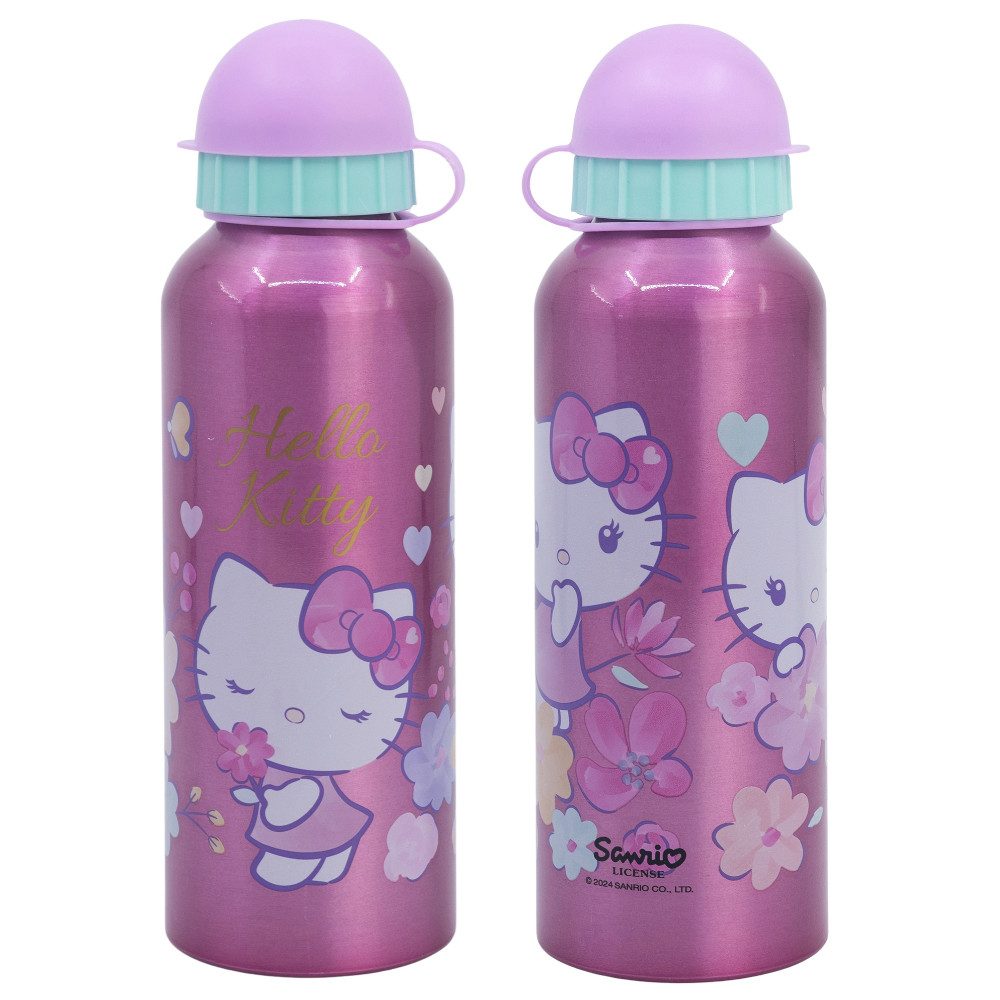 Trinkflasche Hello Kitty Kinder Aluminium Wasserflasche Flasche 530 ml