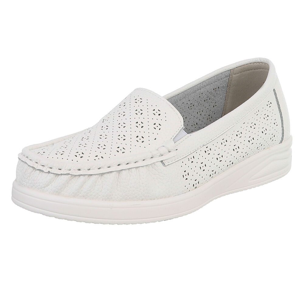 Ital-Design Elegante Freizeitschuhe für Damen mit hohem Tragekomfort Slipper (91261359) ultraleichte und komfortable Sohle