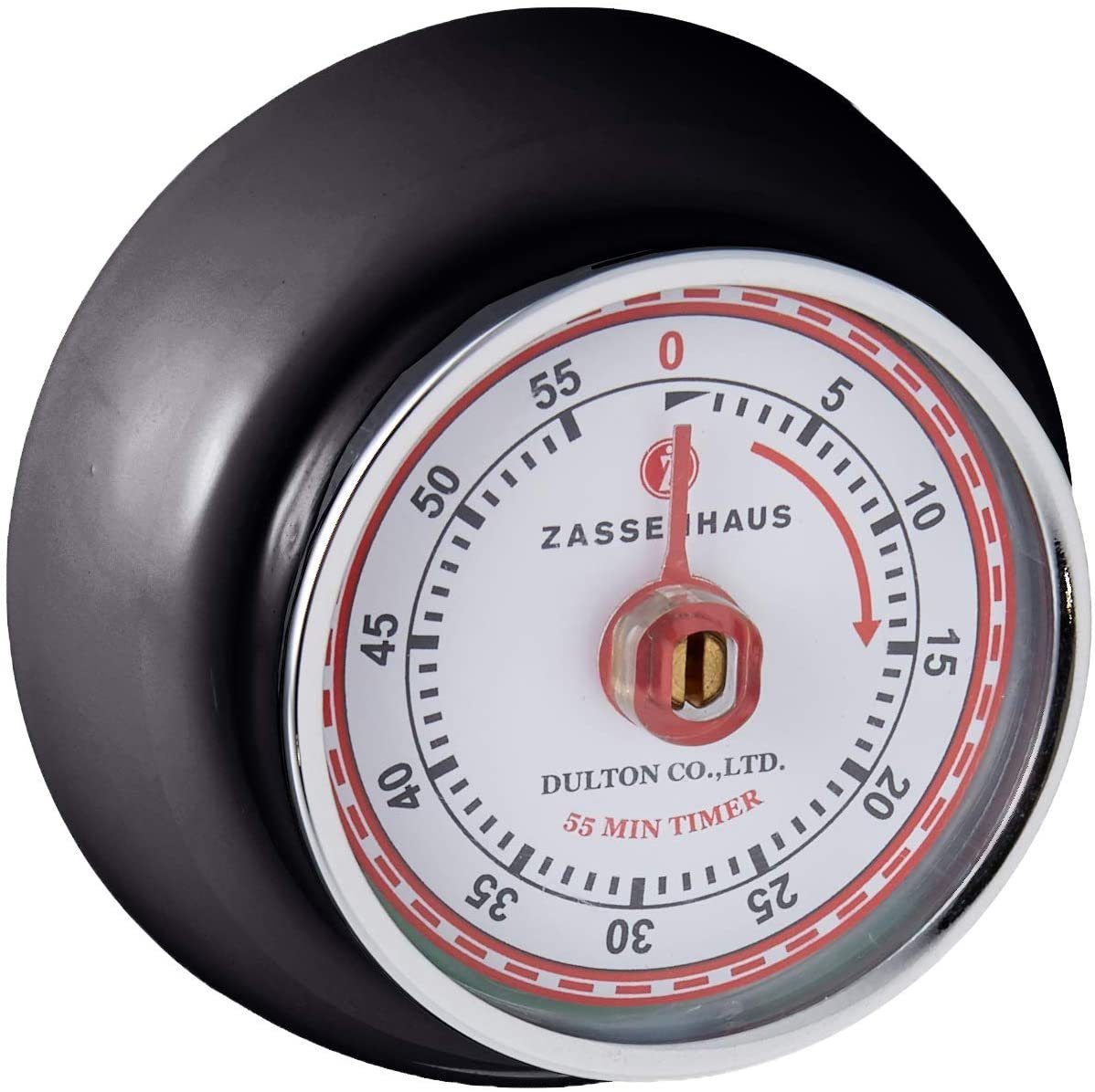 ZASSENHAUS Küchentimer Zassenhaus Küchentimer Magent "Speed" schwarz 072310 Kurzzeitmesser