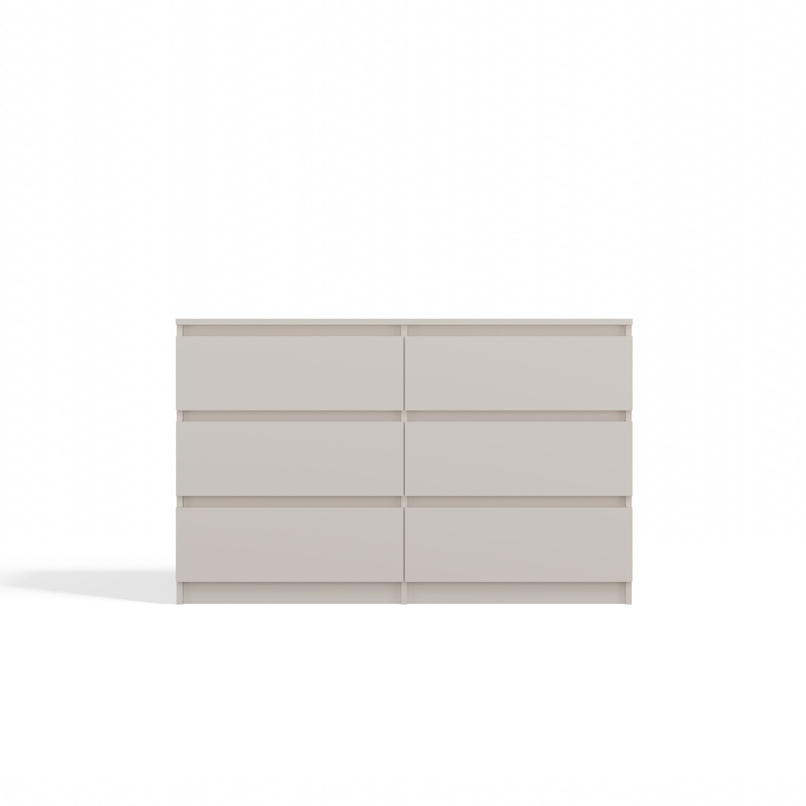 Raumhirsch Furniture Kommode Sideboard 140 cm breit (Maße 40 x 140 x 75 cm, 6 Schubladen), verschiedene Farben – Bild 4 von 5