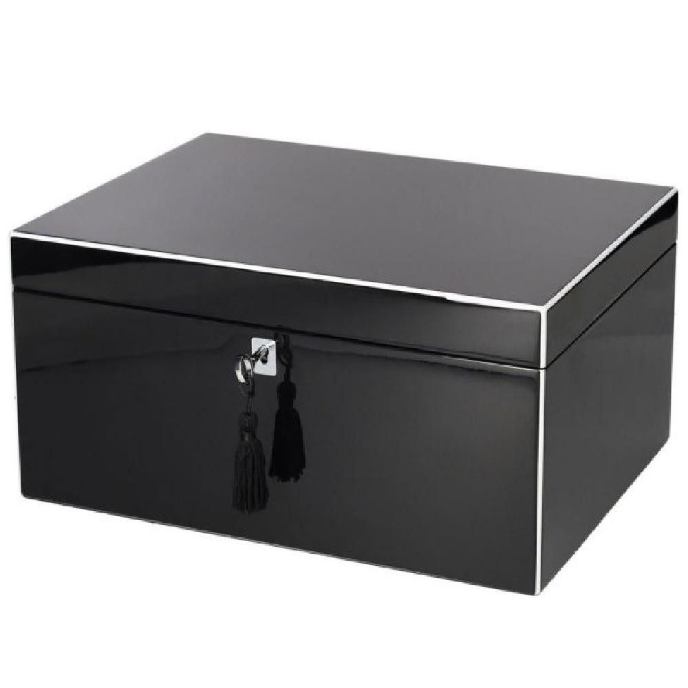 Giftcompany Schmuckablage Schmuckkasten Schmuckbox Tang Schwarz (31x23cm)