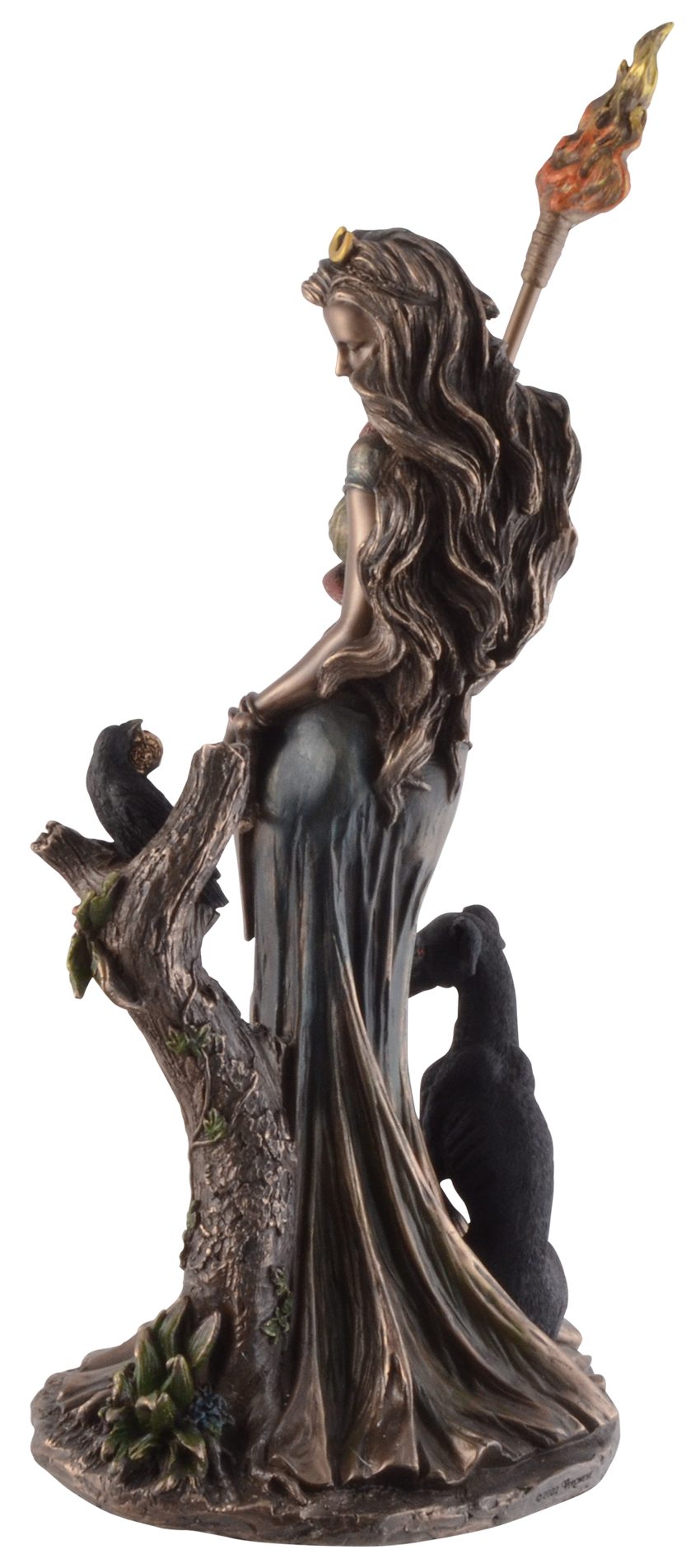 Kunststein, Göttin by Magie 16x13x34cm bronziert, Dekofigur Größe: Veronese, der Gmbh - by Hekate ca. L/B/H Veronese, direct griechische bronziert/coloriert Vogler